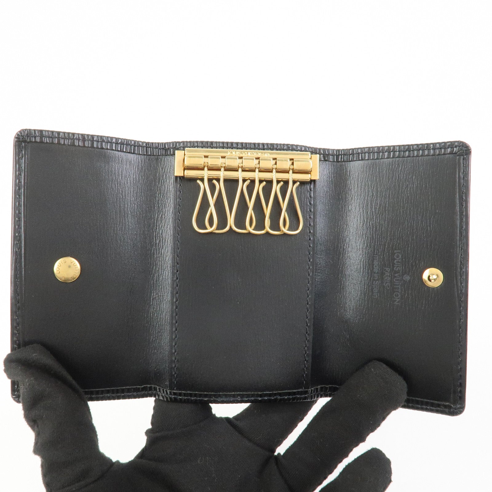 Louis Vuitton Epi Multicles 6 Key Case Key Holder Noir M63812