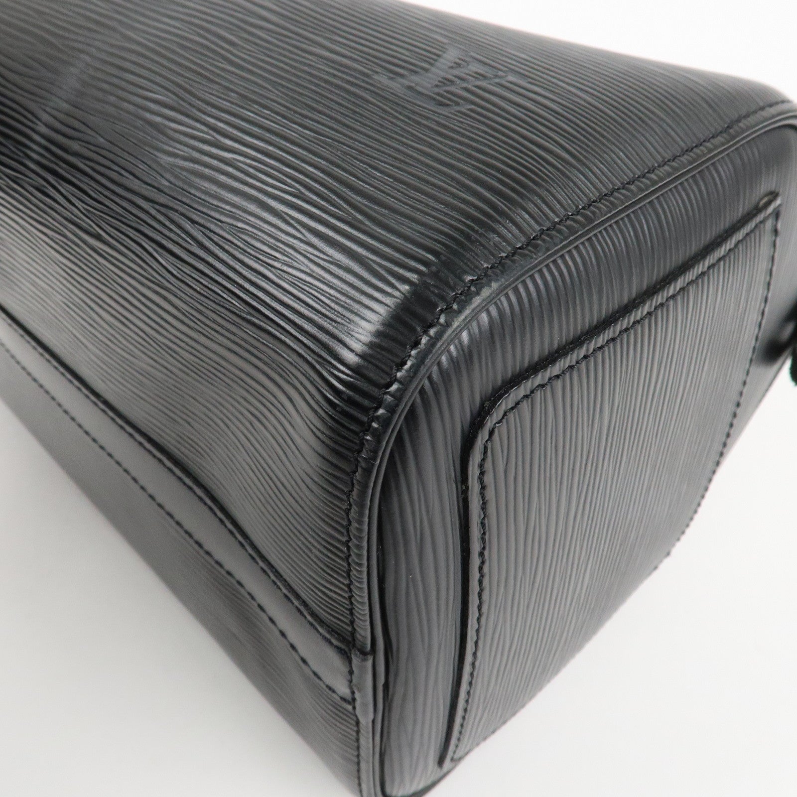 Louis Vuitton Epi Speedy 25 Hand Bag Boston Bag Noir M59032 Used