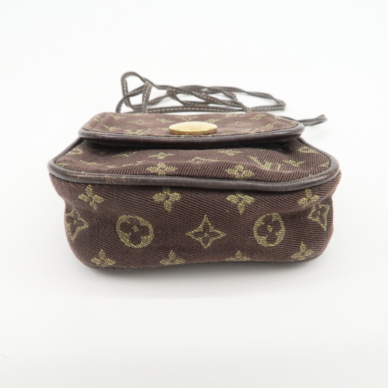 Louis Vuitton Monogram Mini Lin Pochette Cancun Ebene M95313