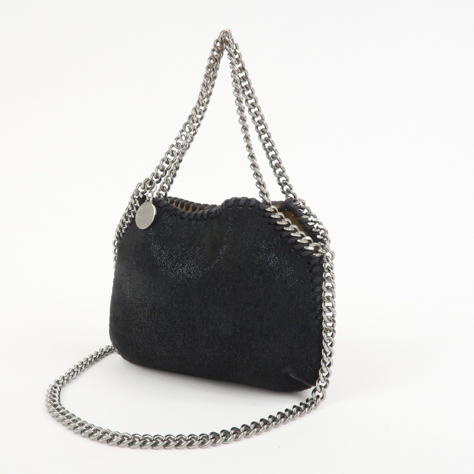 STELLA MCCARTNEY Falabella Polyester 2Way Bag Hand Bag Black