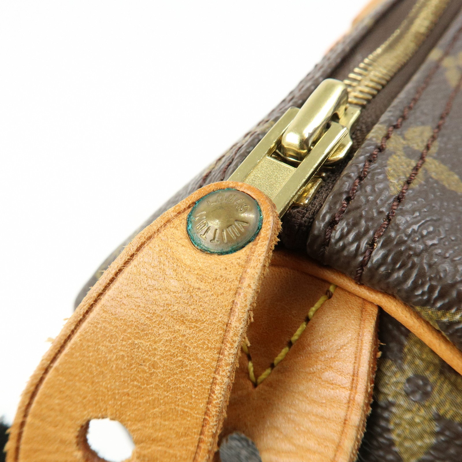 Louis Vuitton Monogram Speedy 40 Hand Bag Boston Bag Brown M41522