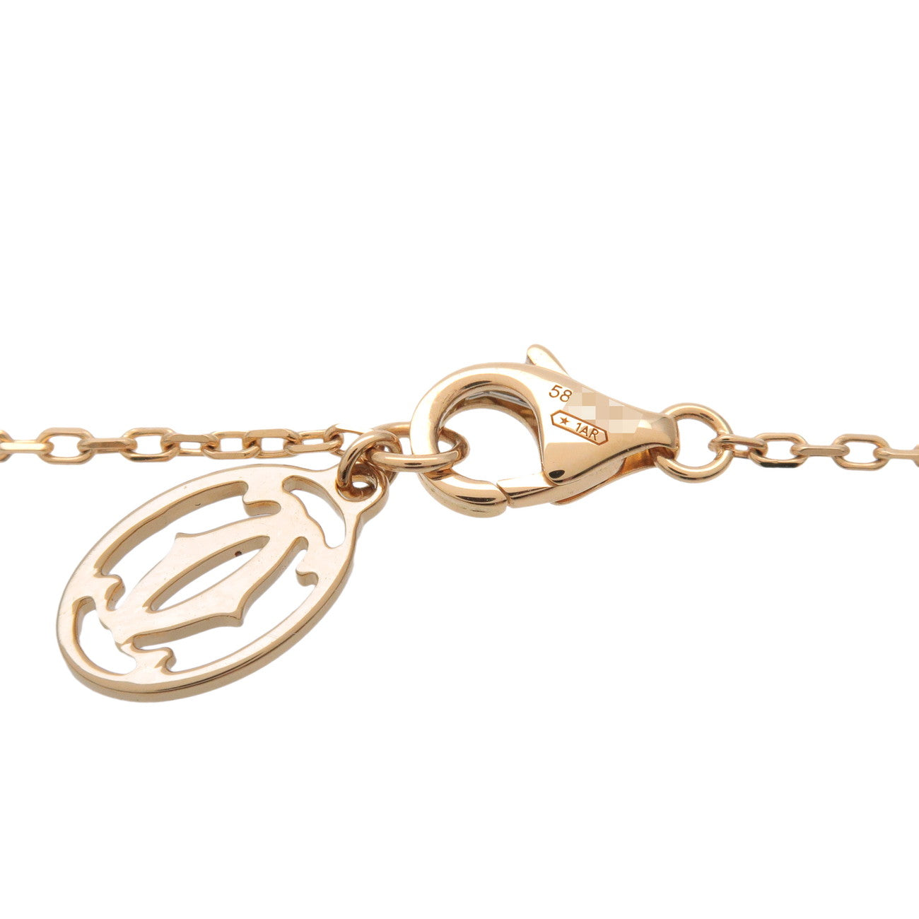 Cartier d'amour Necklace SM 1P Diamond 0.09ct K18YG Yellow Gold
