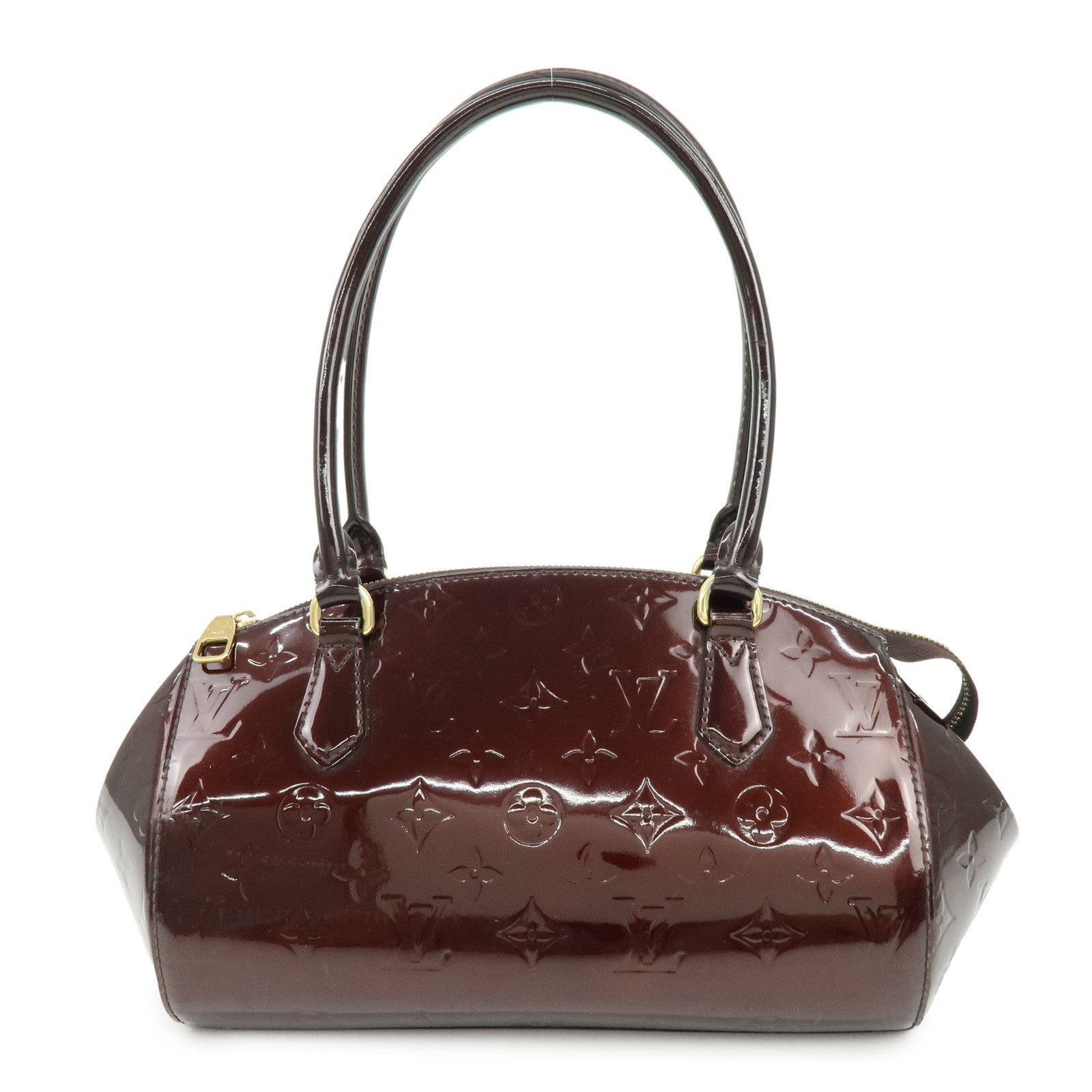Louis Vuitton Monogram Vernis Leather Sherwood PM Hand Bag M91493