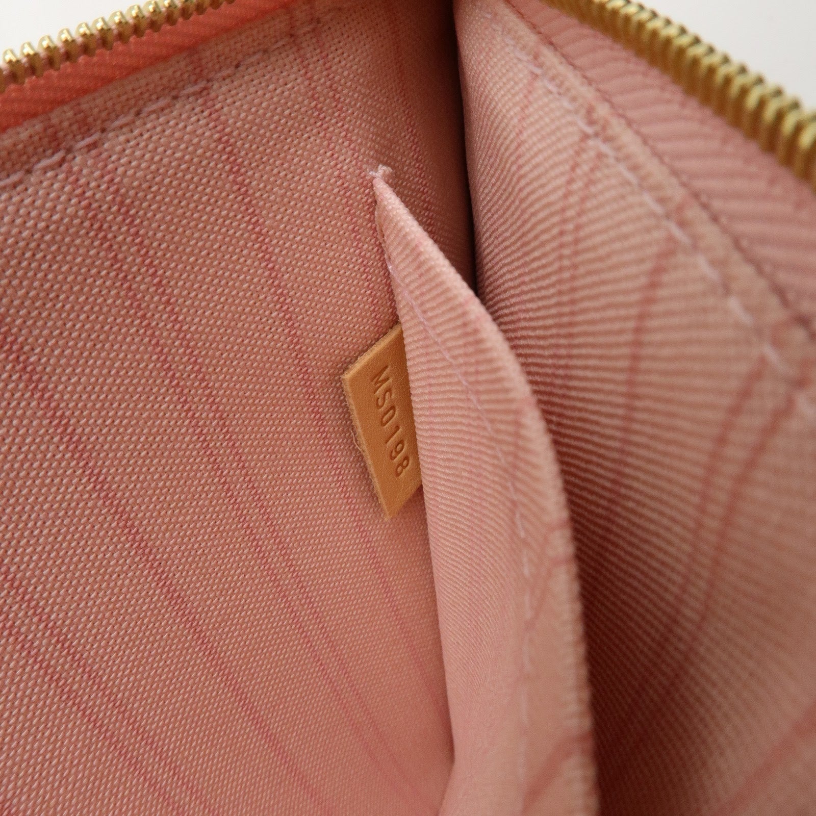 Louis Vuitton Damier Azur Neverfull MM Rose Ballerine N41605 Used