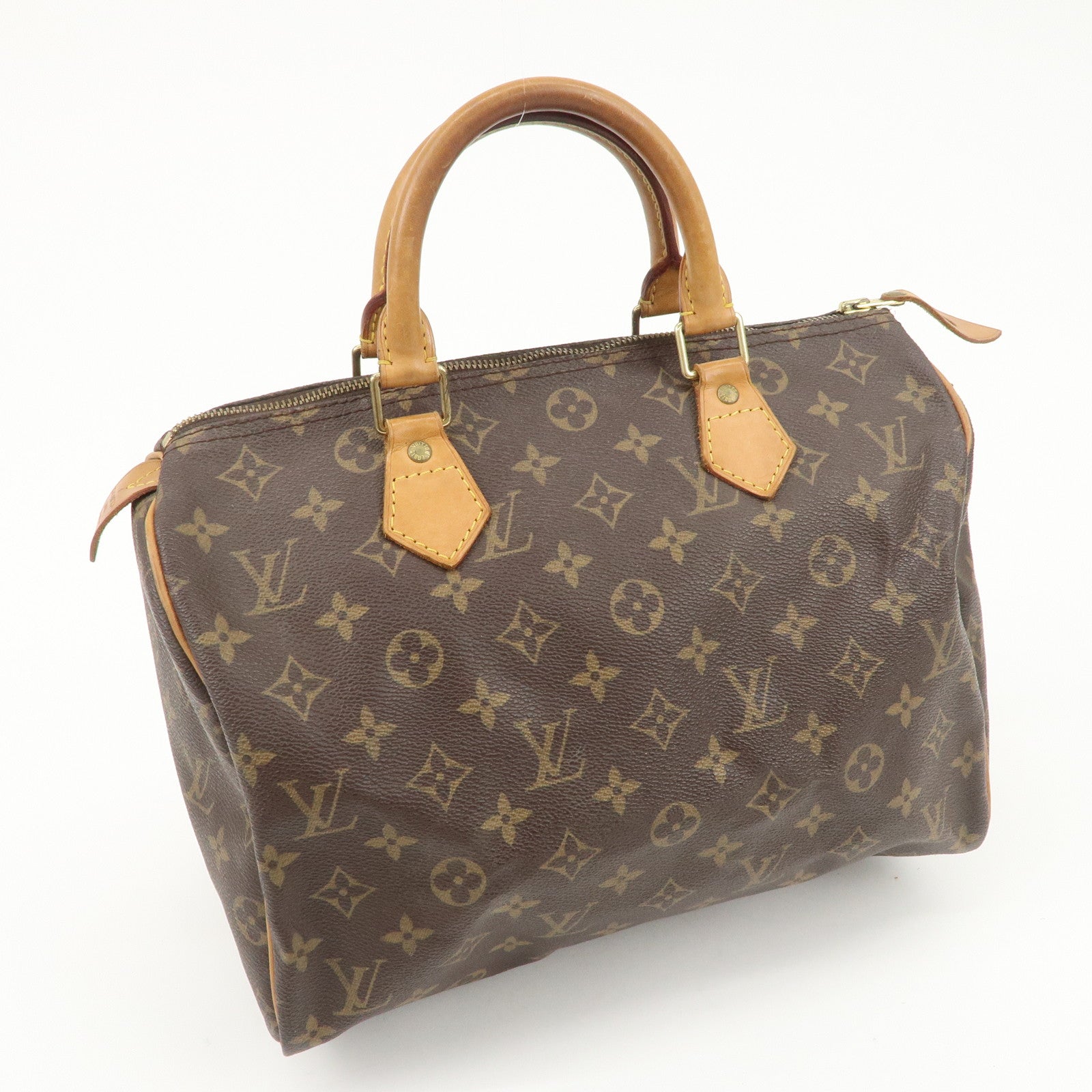 Louis Vuitton Monogram Speedy 30 Hand Bag Boston Bag M41526 Used