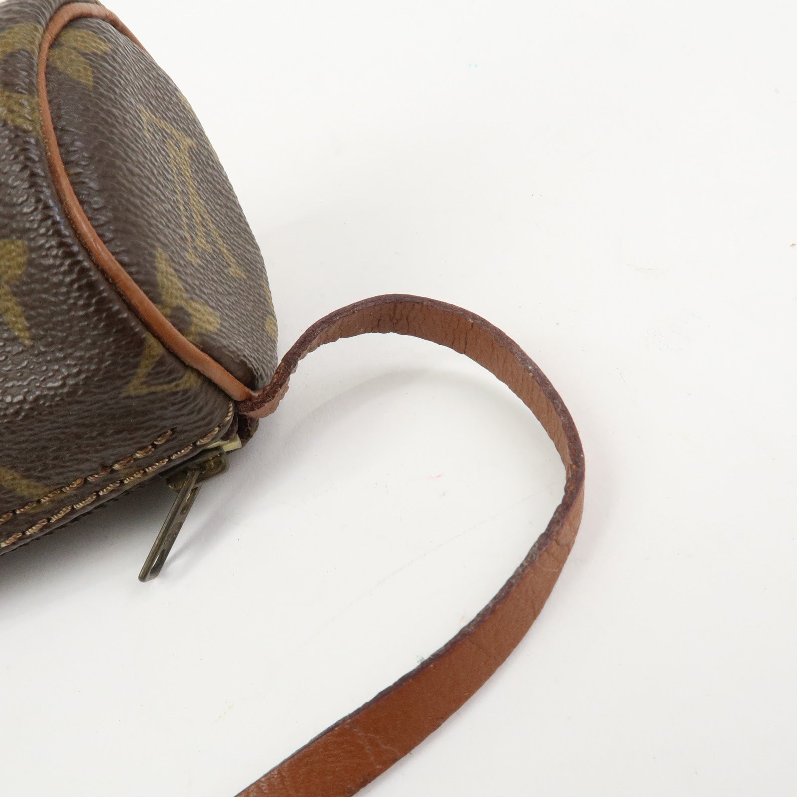 Louis Vuitton Monogram Mini Pouch for Papillon Bag Old Style Brown