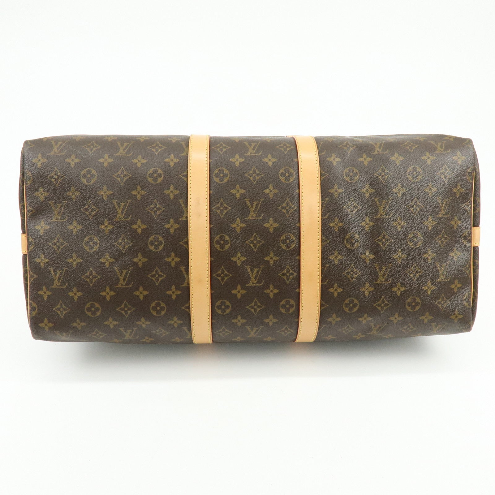Louis Vuitton Monogram Keep All Bandouliere 55 Boston Bag M41414