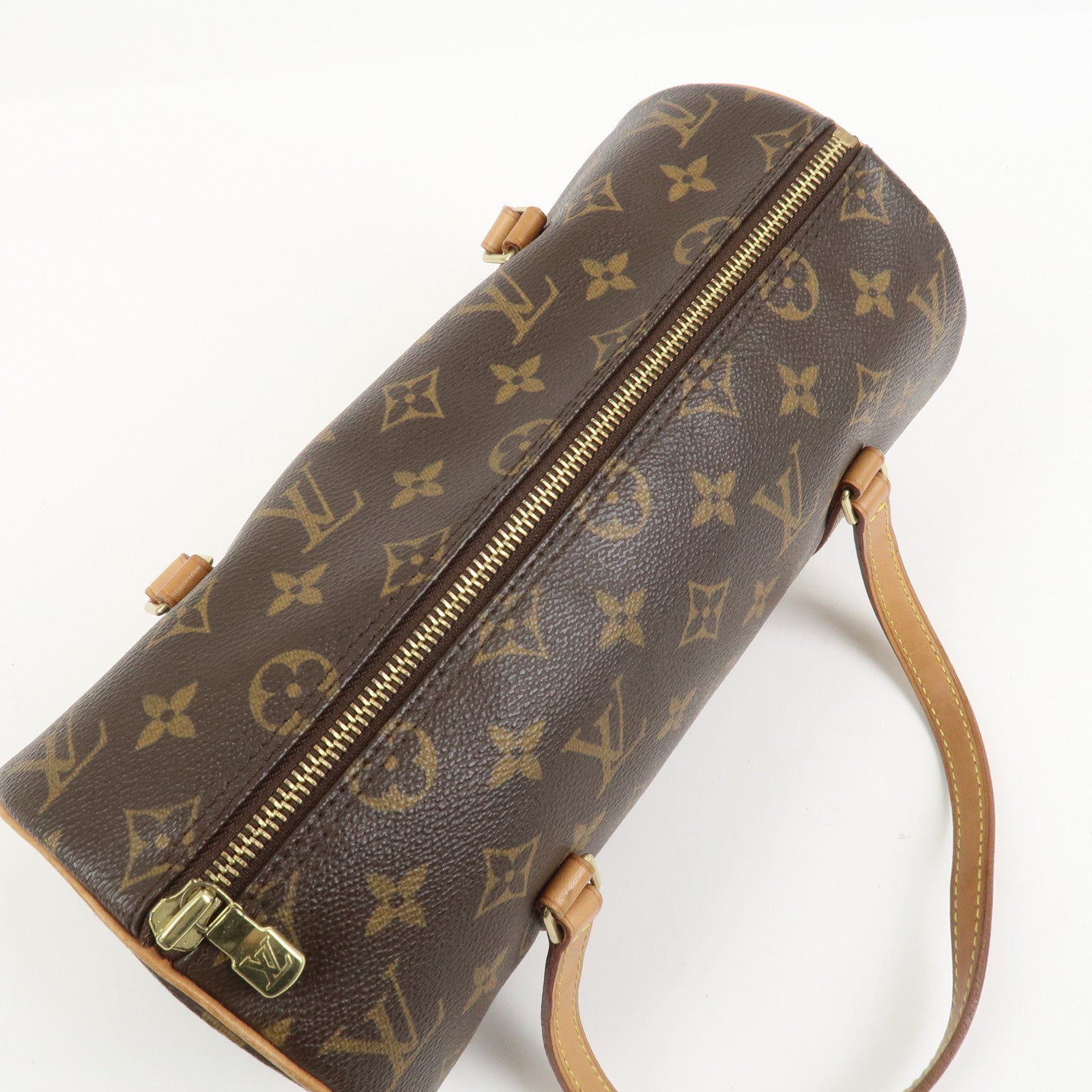 Louis Vuitton Monogram Papillon 26 Hand Bag Brown M51386