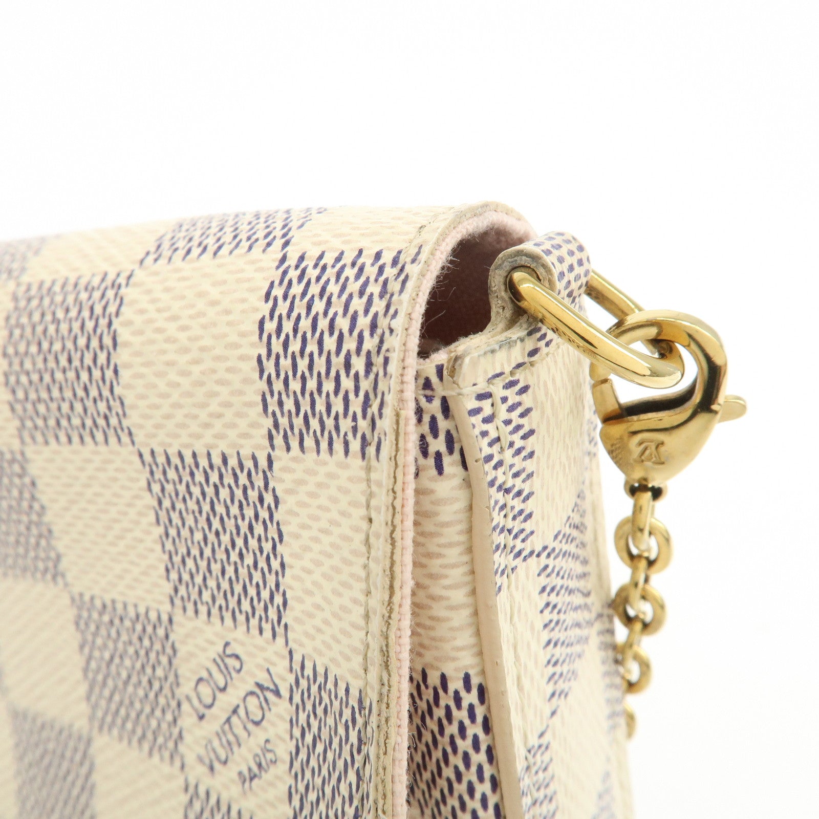 Louis Vuitton Damier Pochette Felicie Chain Shoulder Bag N63106