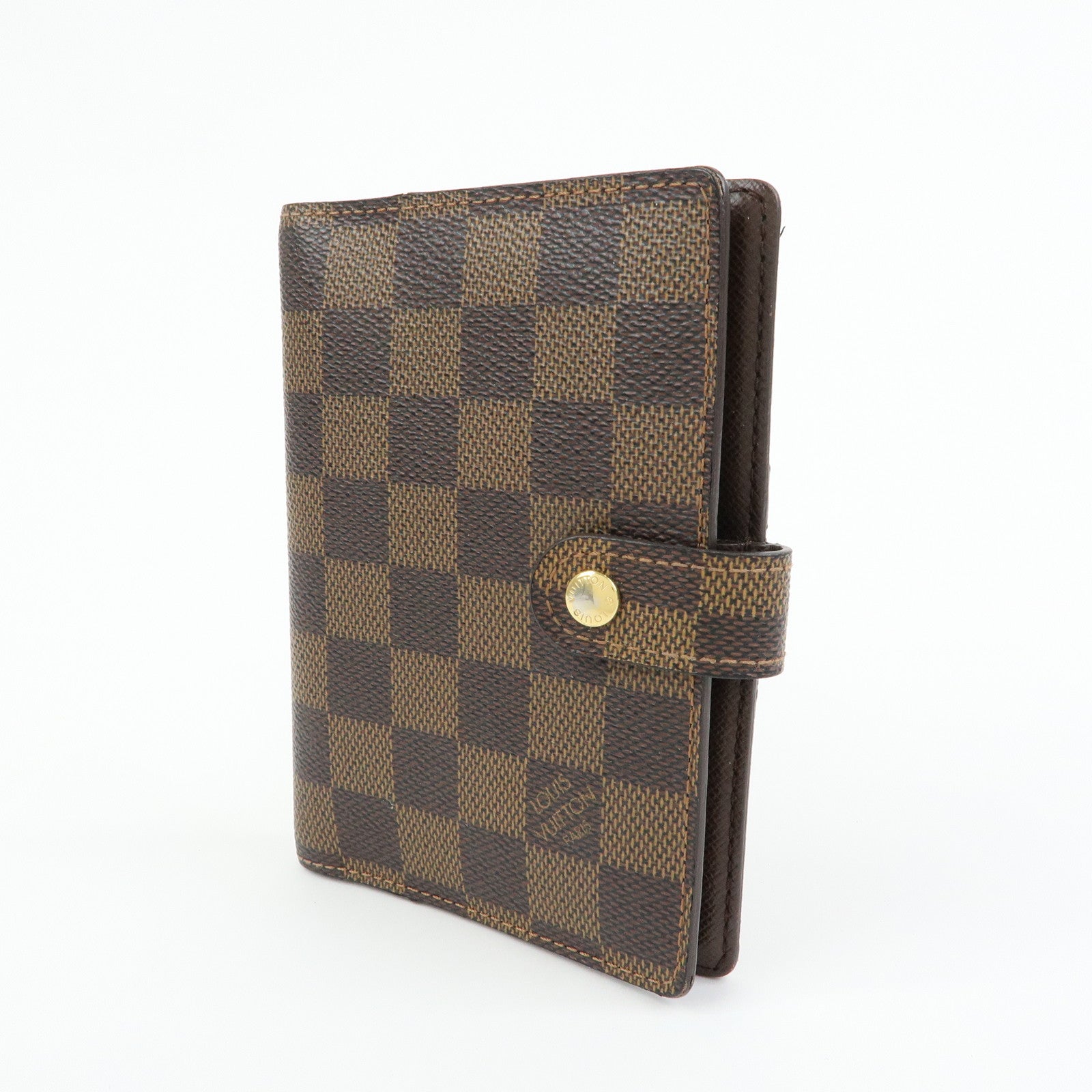 Louis Vuitton Damier Agenda PM Planner Cover Brown R20700