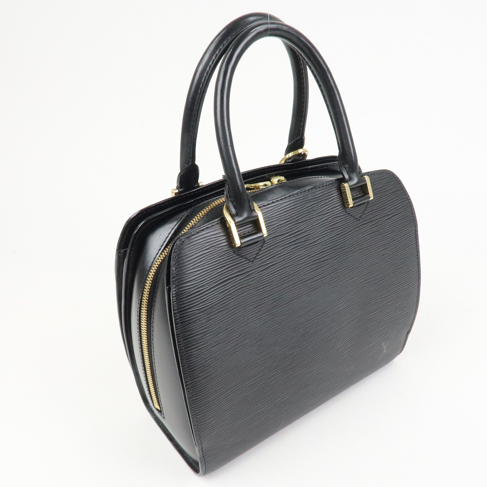 Louis Vuitton Epi Leather Pont Neuf Hand Bag Noir Black M52052