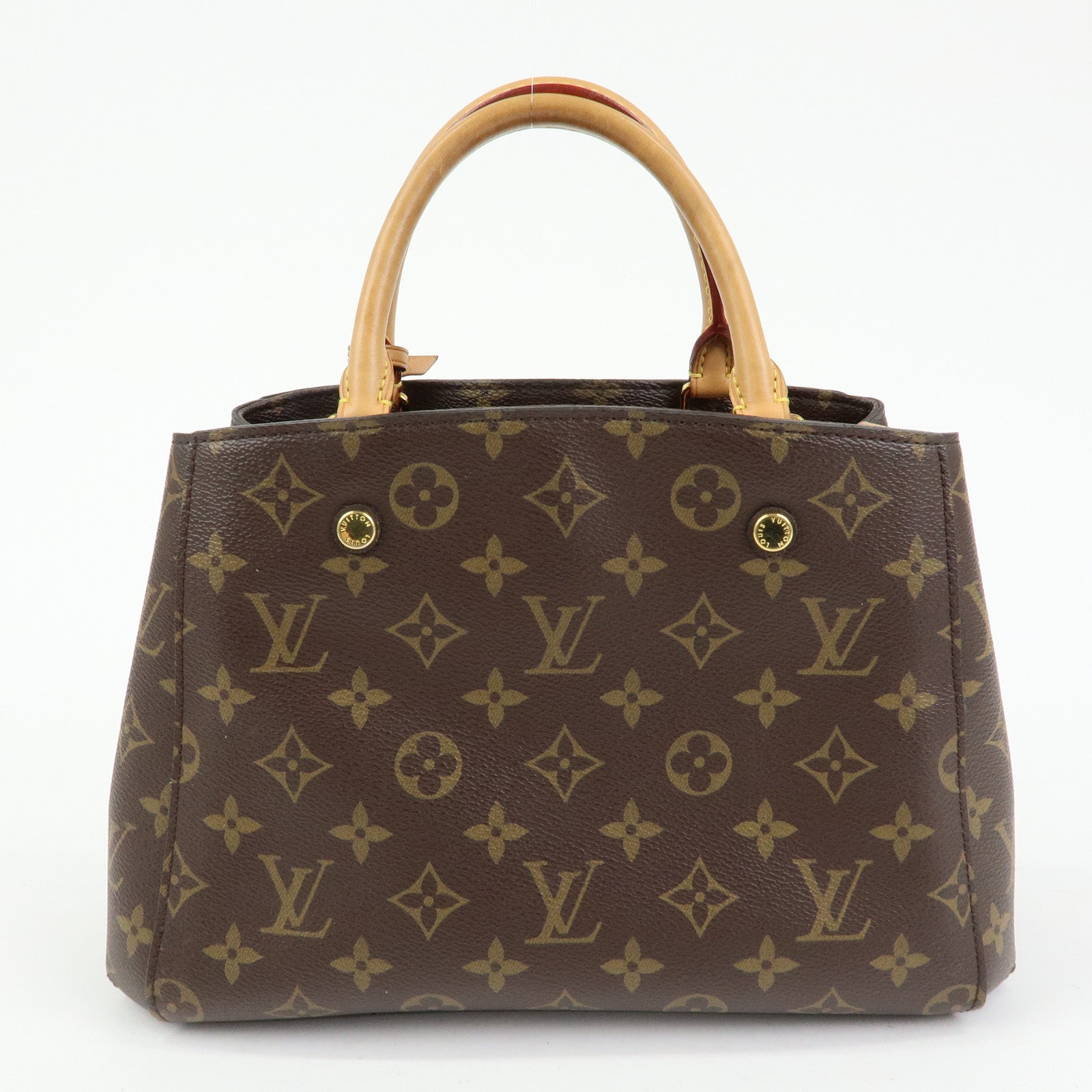 Louis Vuitton Monogram Montaigne BB 2Way Bag Hand Bag Brown M41055
