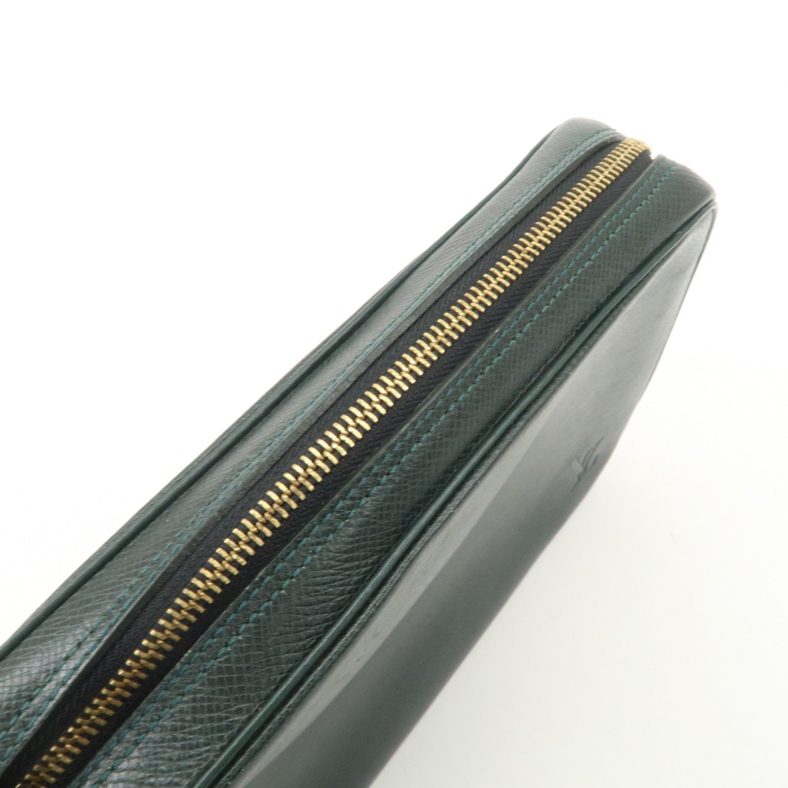 Louis Vuitton Set of 2 Taiga Leather Pouch Epicea M30214 M30304 Used