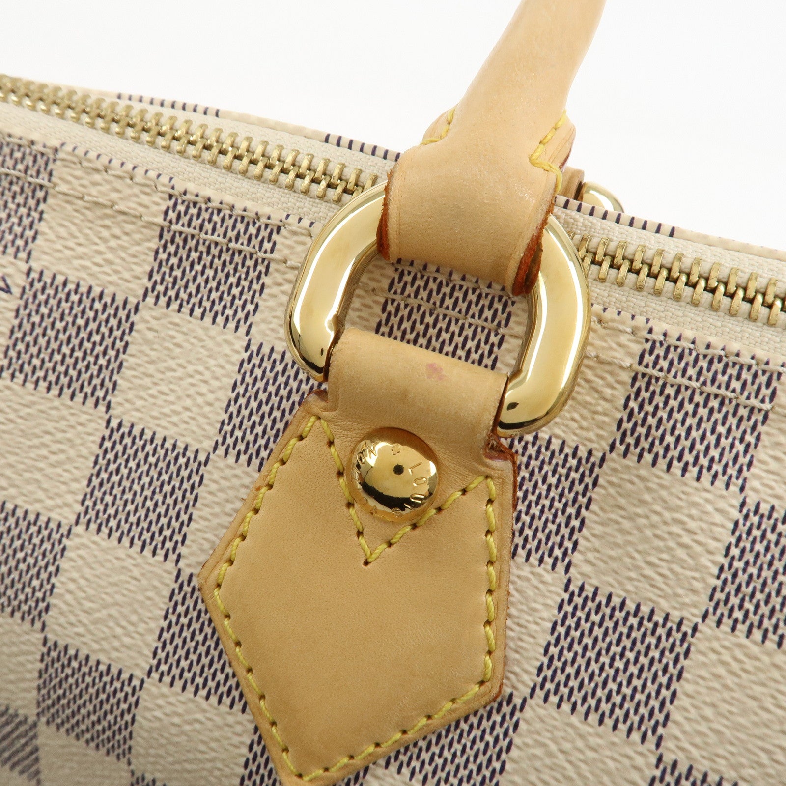 Louis Vuitton Damier Azur Saleya PM Tote Bag Hand Bag N51186
