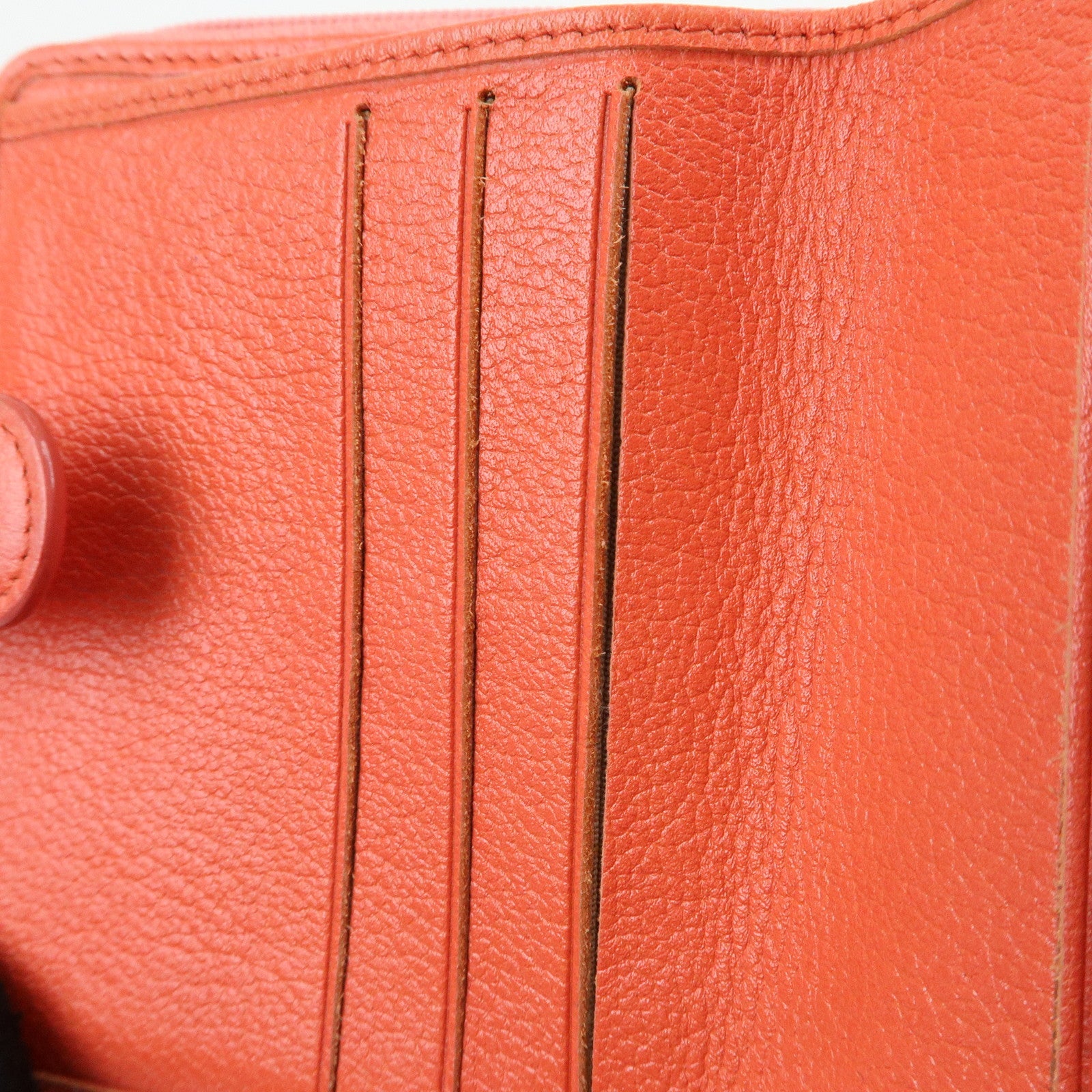 CHANEL Camellia Zip Around Leather Compact Wallet Rose Pink