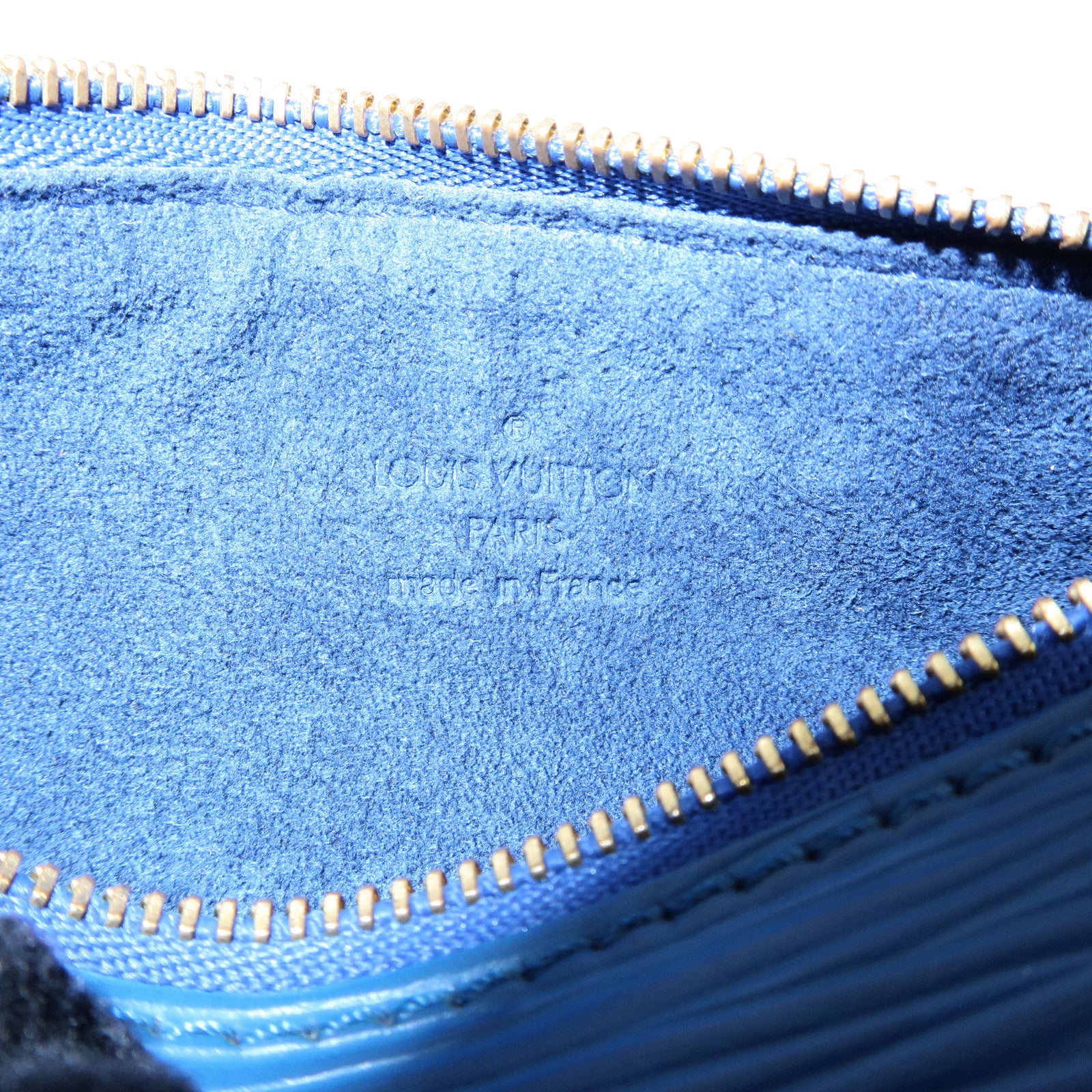 Louis Vuitton Epi Soufflot Shoulder Bag Hand Bag Toledo Blue M52225