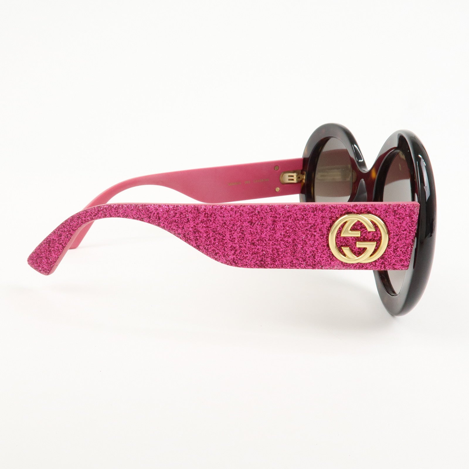 GUCCI Interlocking G Plastic Sunglasses 003 53□24-140 GG0101S