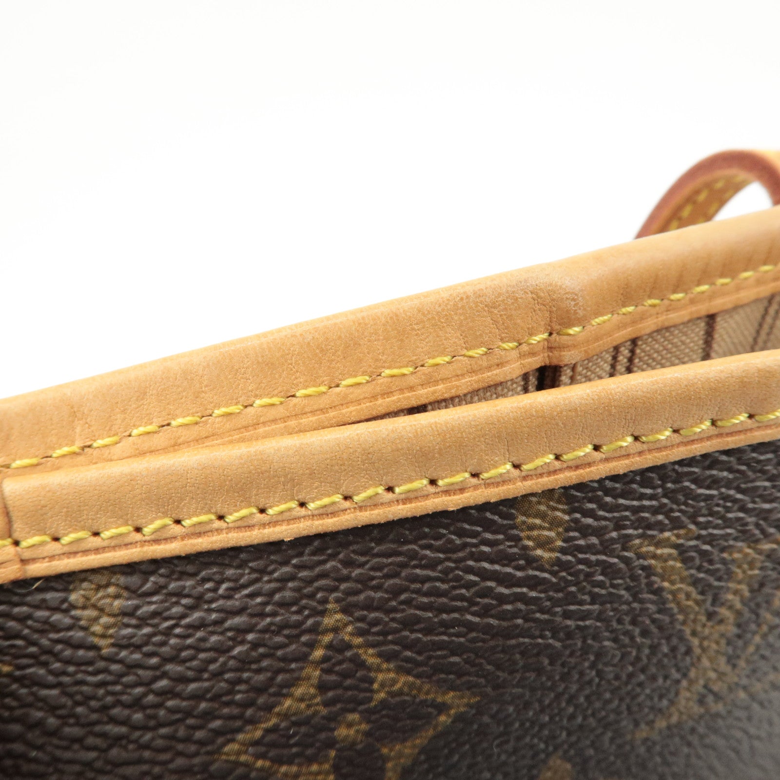 Louis Vuitton Monogram Neverfull MM Tote Bag Brown M40156 Used