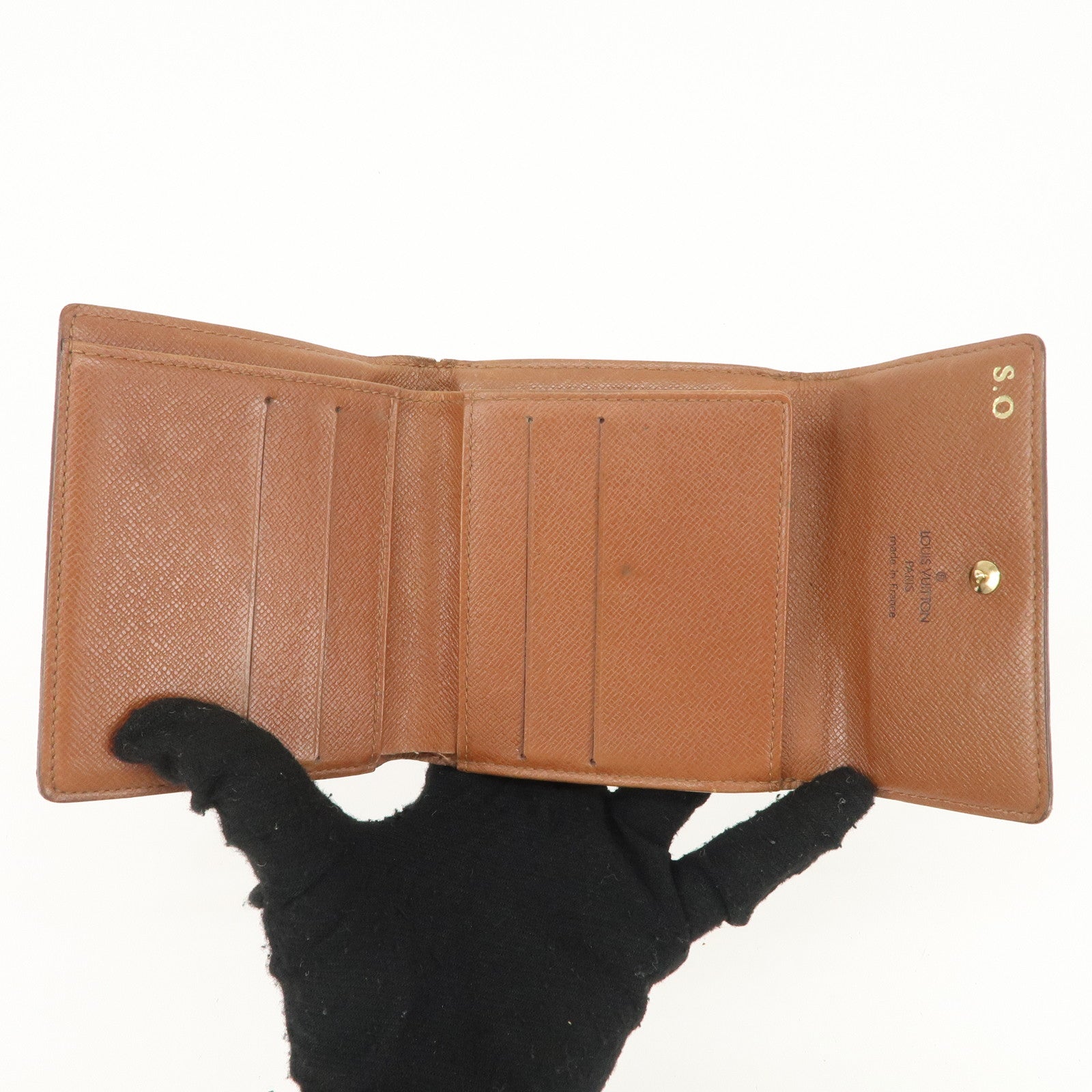 Louis Vuitton Set of 2 Monogram Wallet M61652 M61730 Used