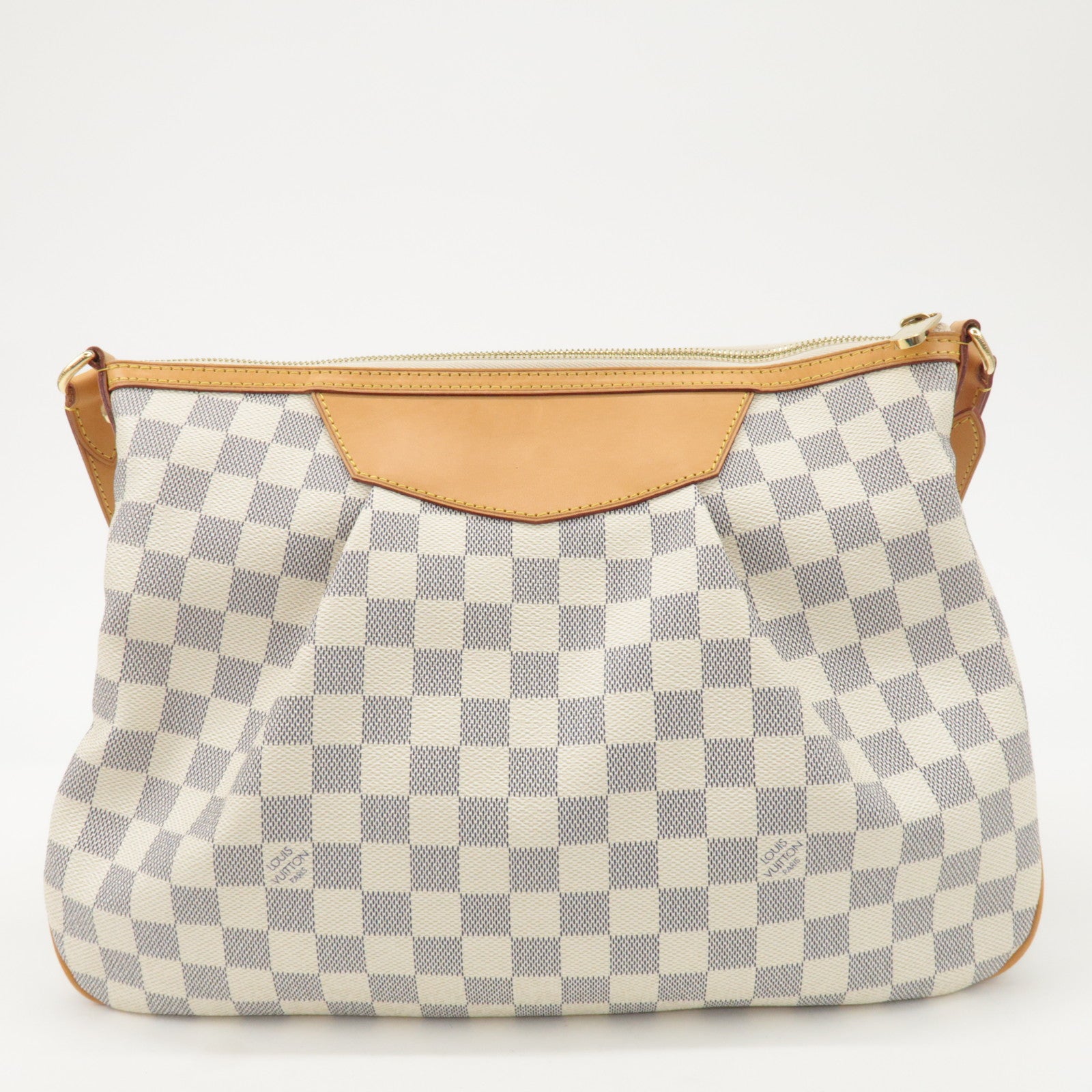 Louis Vuitton Damier Azur Siracusa MM Shoulder Bag N41112 Used