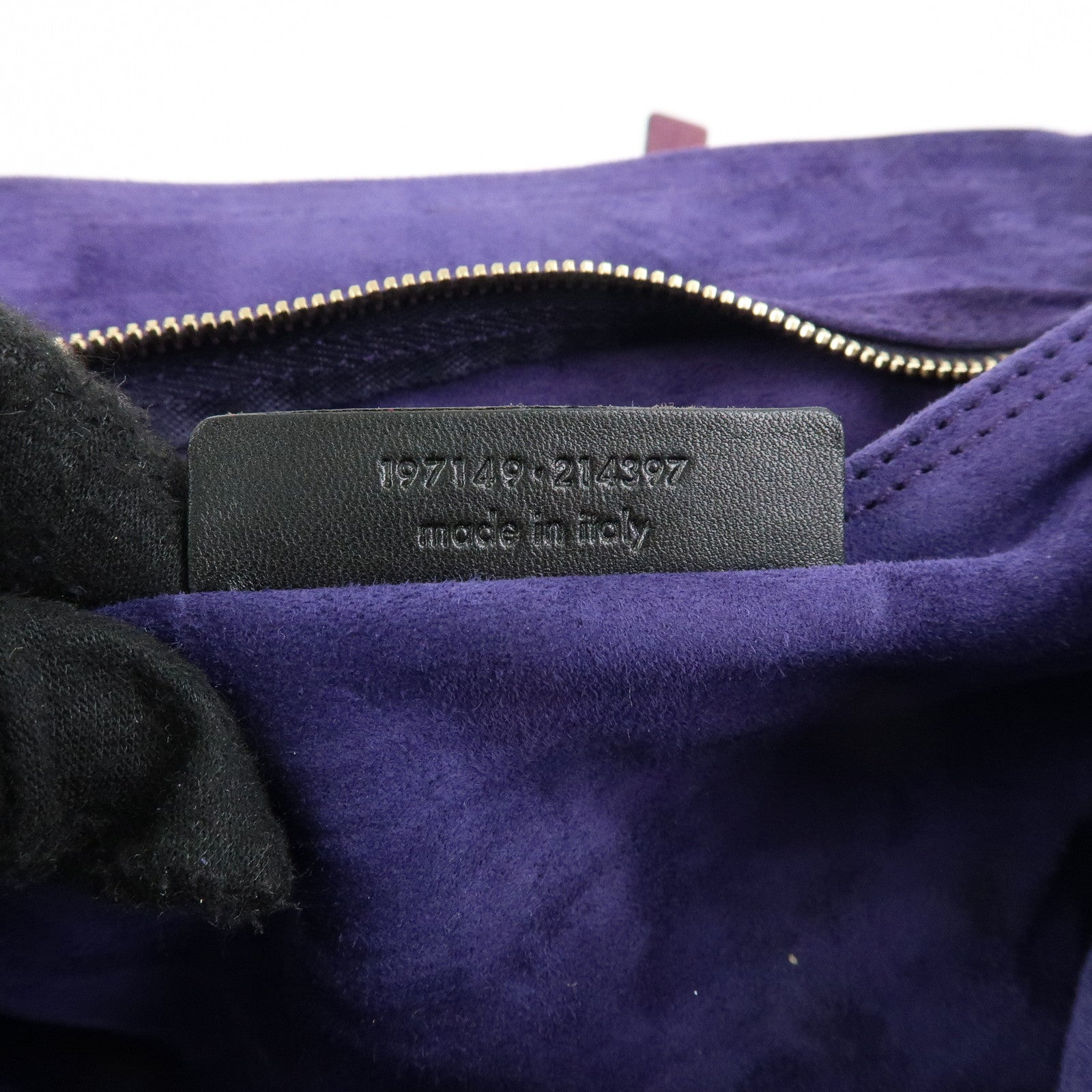 SAINT LAURENT PARIS Muse Two Suede Leather 2way Bag Purple Pink
