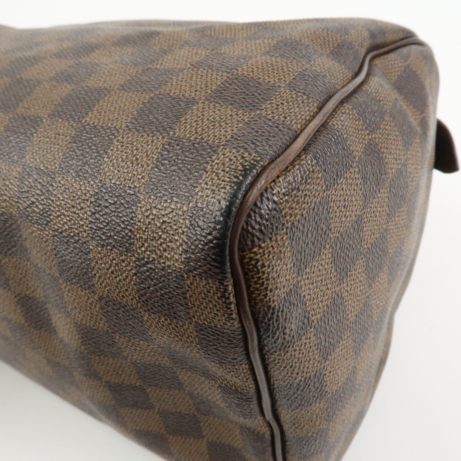 Louis Vuitton Damier Ebene Speedy 25 Hand Bag Boston Bag N41532