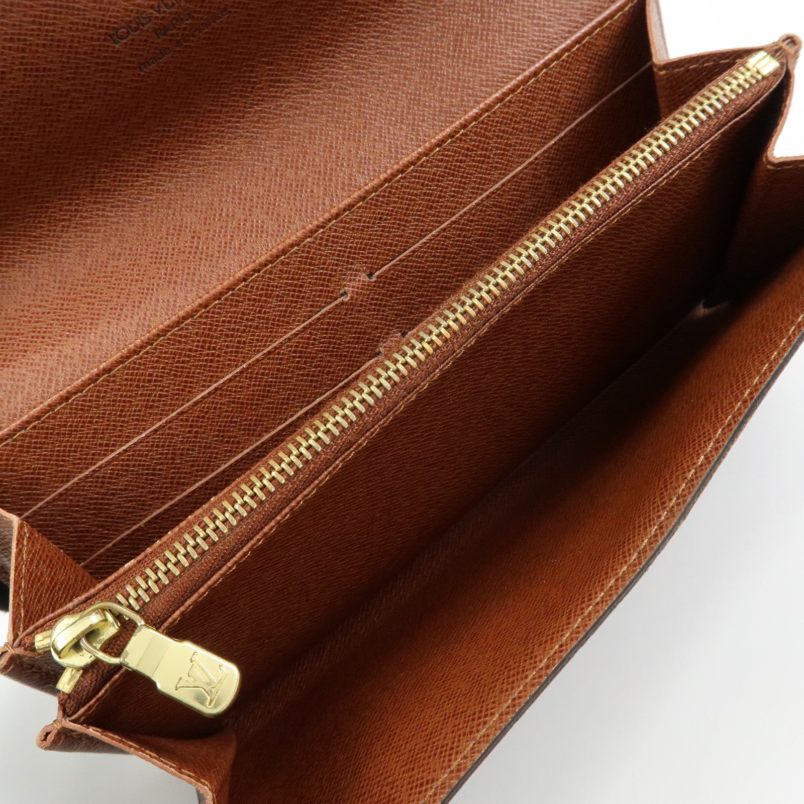 Louis Vuitton Monogram Porte Monnaie Credit Long Wallet M61726