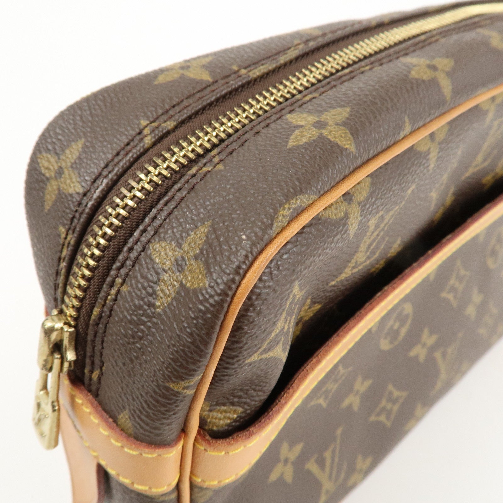 Louis Vuitton Monogram Compiegne 28 Pouch Clutch Bag M51845 Used