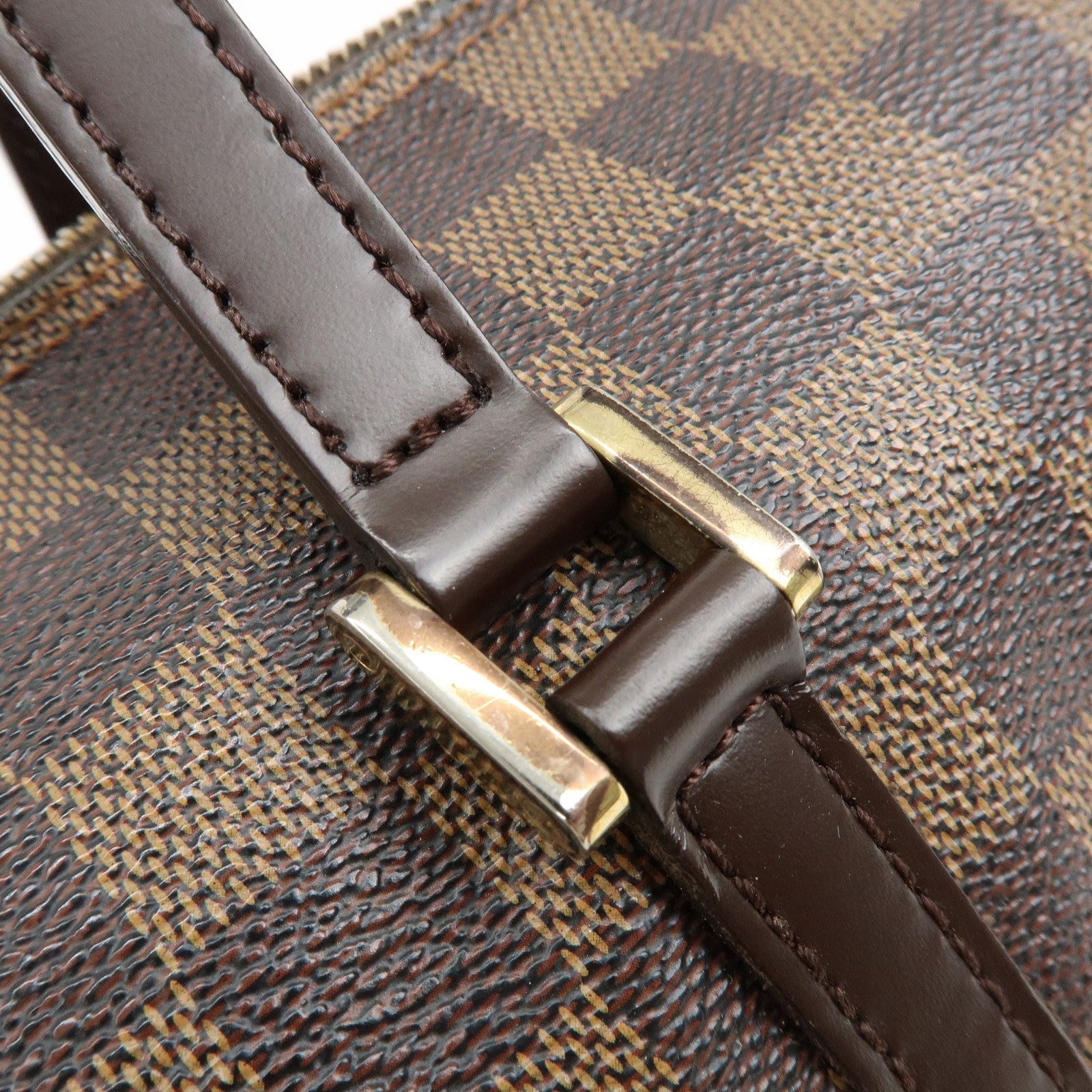 Louis Vuitton Damier Ebene Papillon 30 Hand Bag Brown N51303