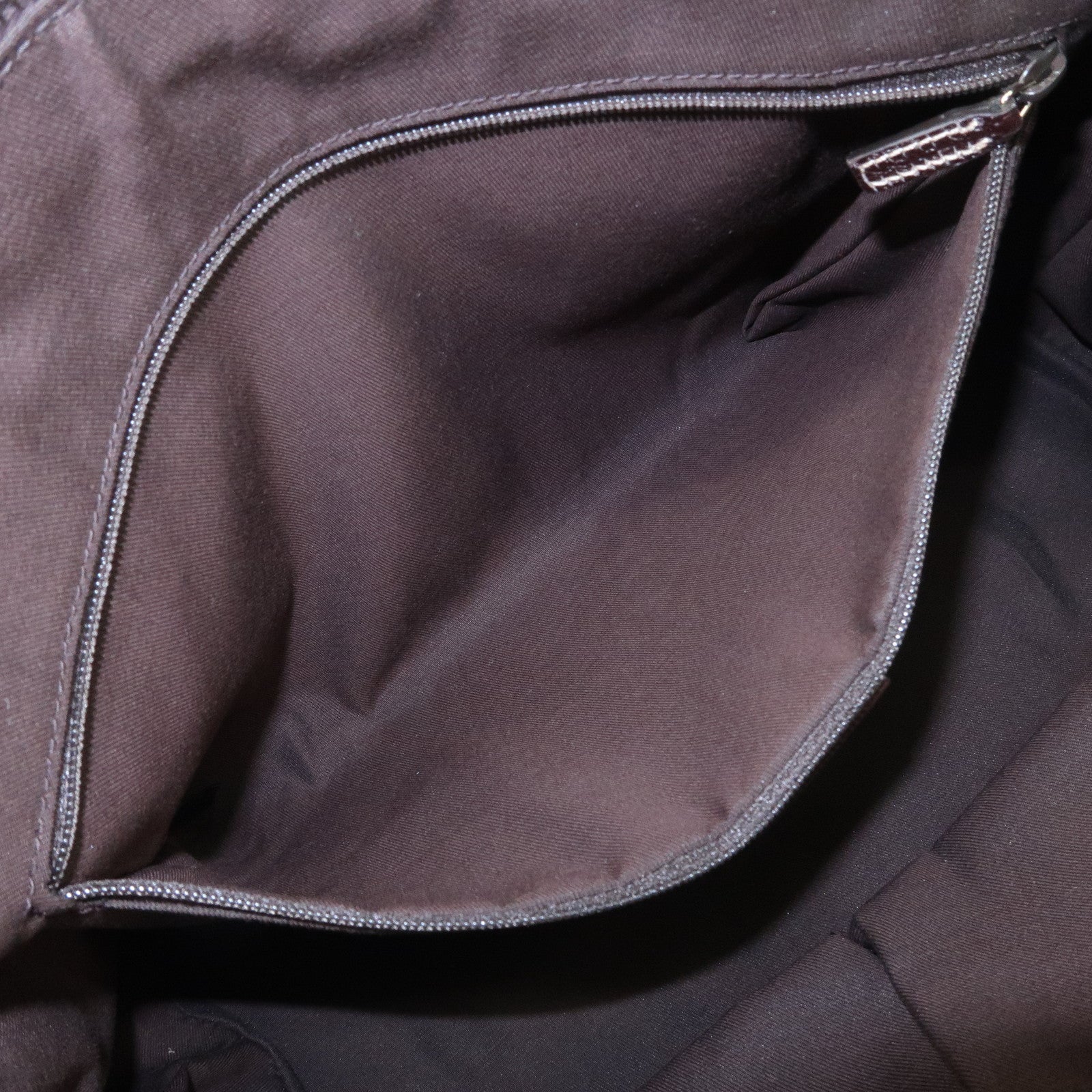 GUCCI Abbey GG Canvas Leather Shoulder Bag Beige Brown 141470 Used