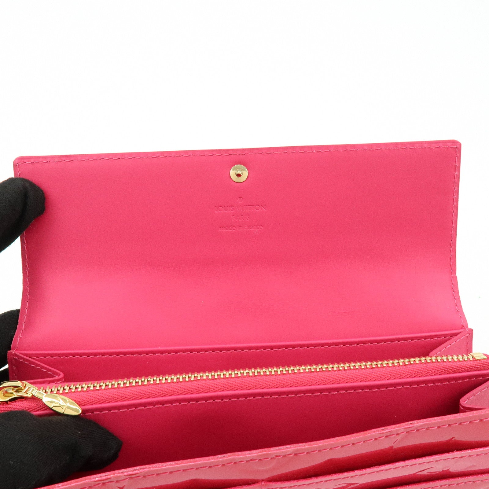 Louis Vuitton Monogram Vernis Portefeuille Sarah Long Wallet M93633