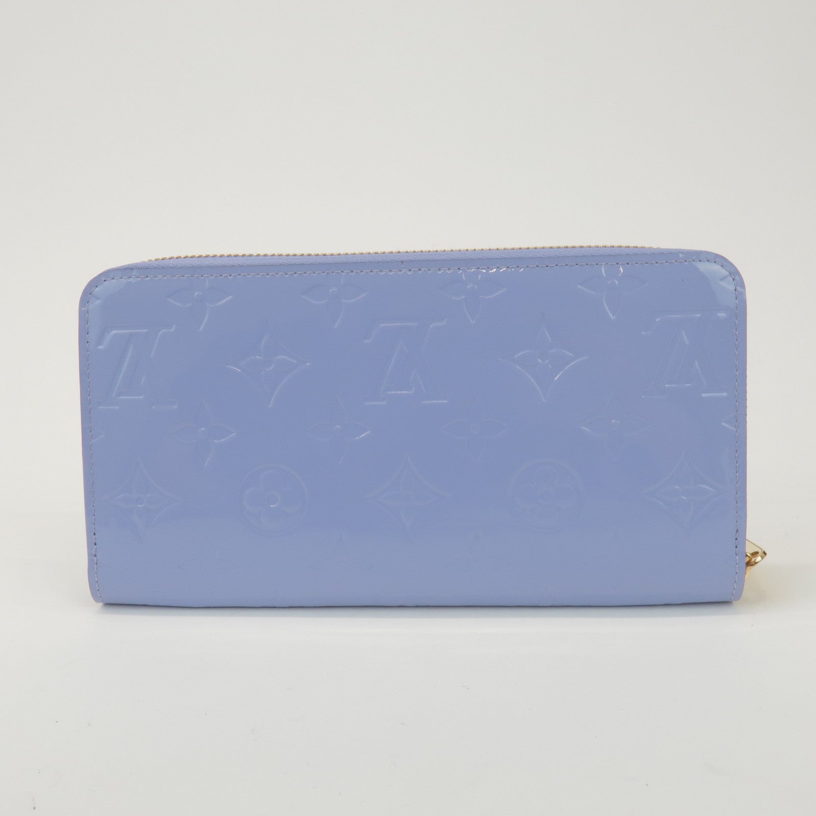 Louis Vuitton Monogram Vernis Round Zippy Wallet Lilas M90141