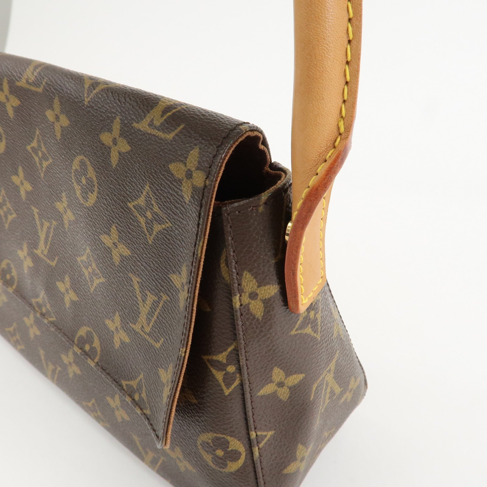 Louis Vuitton Monogram Mini Looping Shoulder Bag Brown M51147