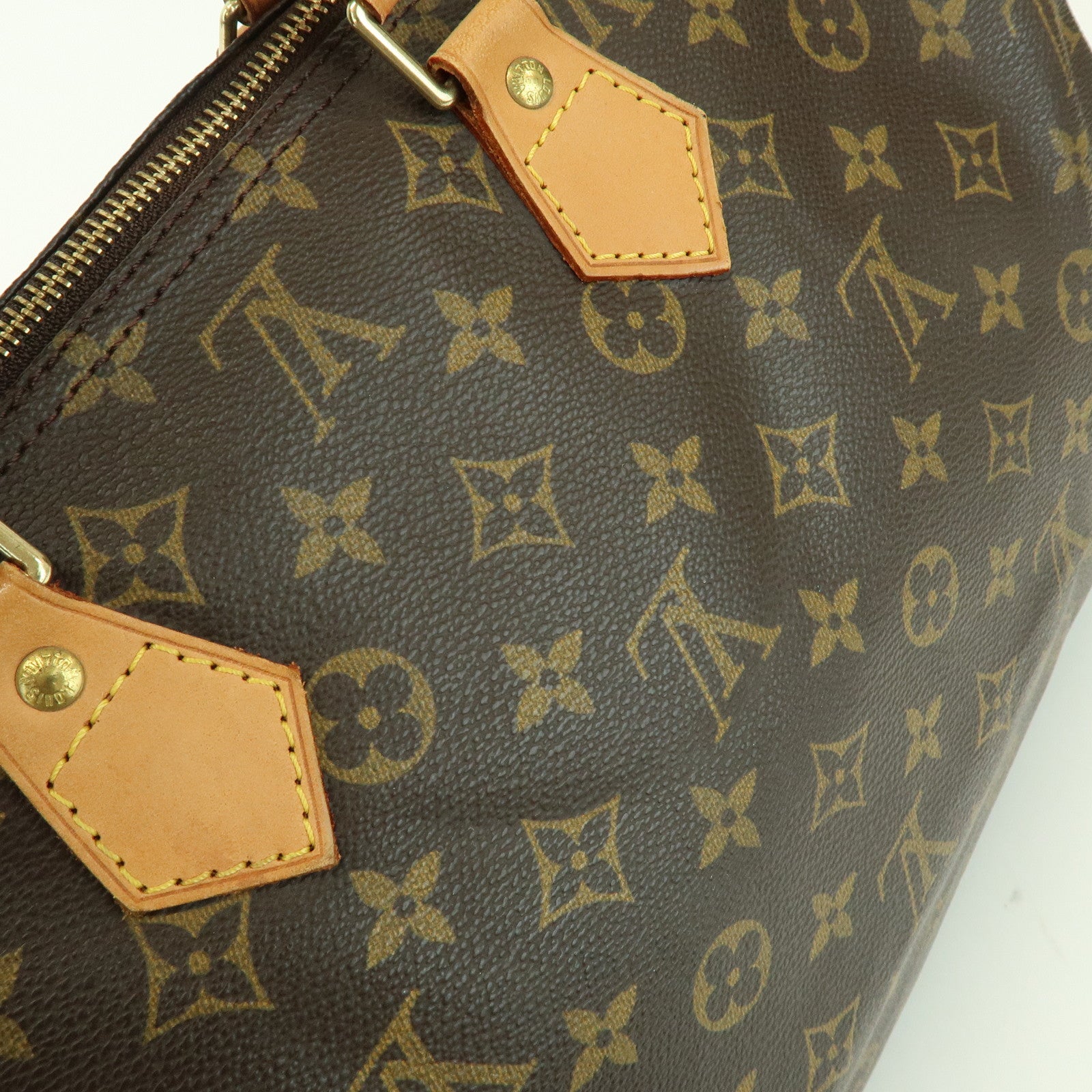 Louis Vuitton Monogram Speedy 40 Hand Bag Boston Bag Brown M41522