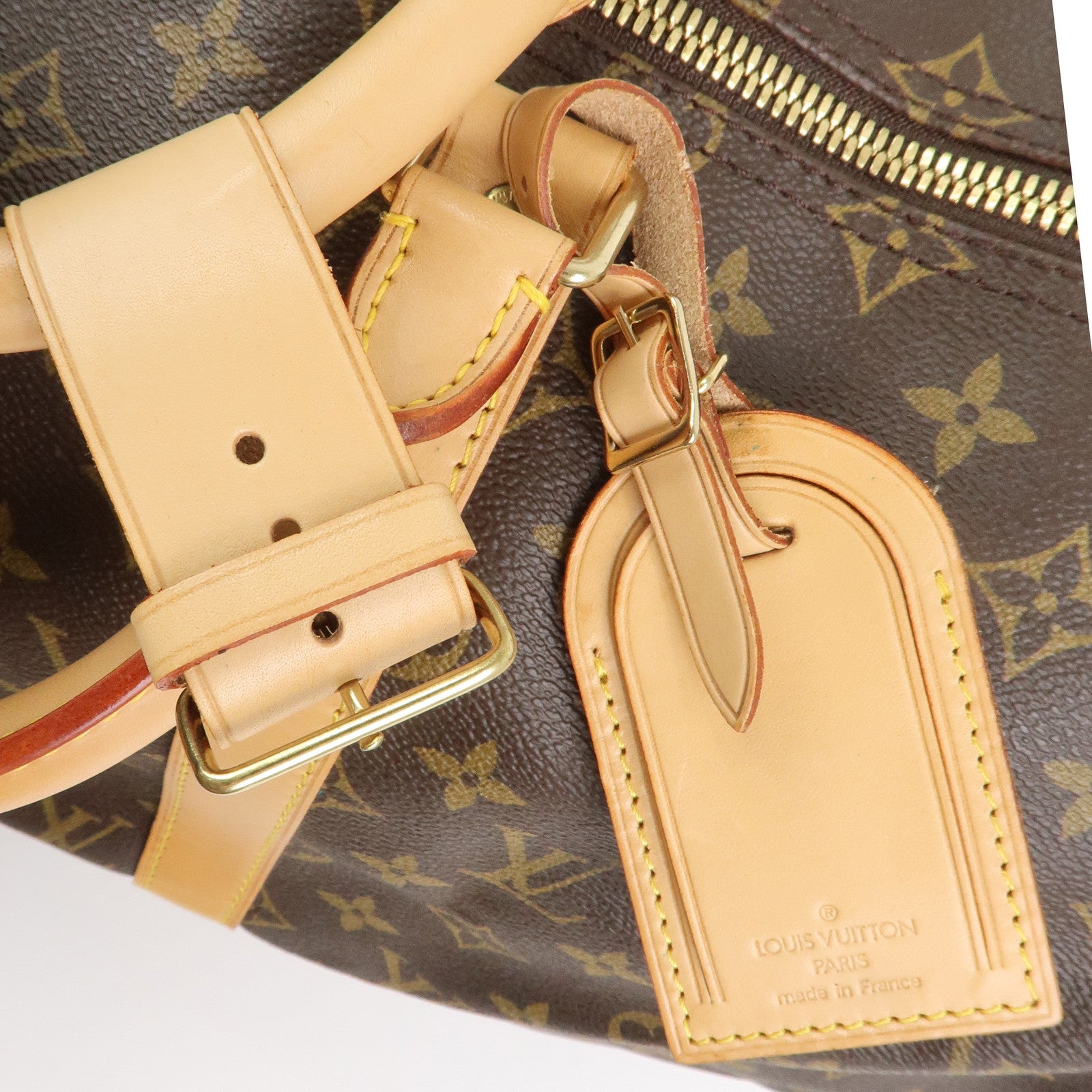 Louis Vuitton Monogram Keep All 50 Bandouliere Boston Bag M41416