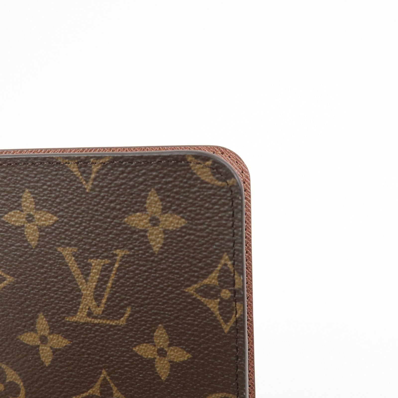 Louis Vuitton Monogram Agenda Bureau Planner Cover Brown R20100