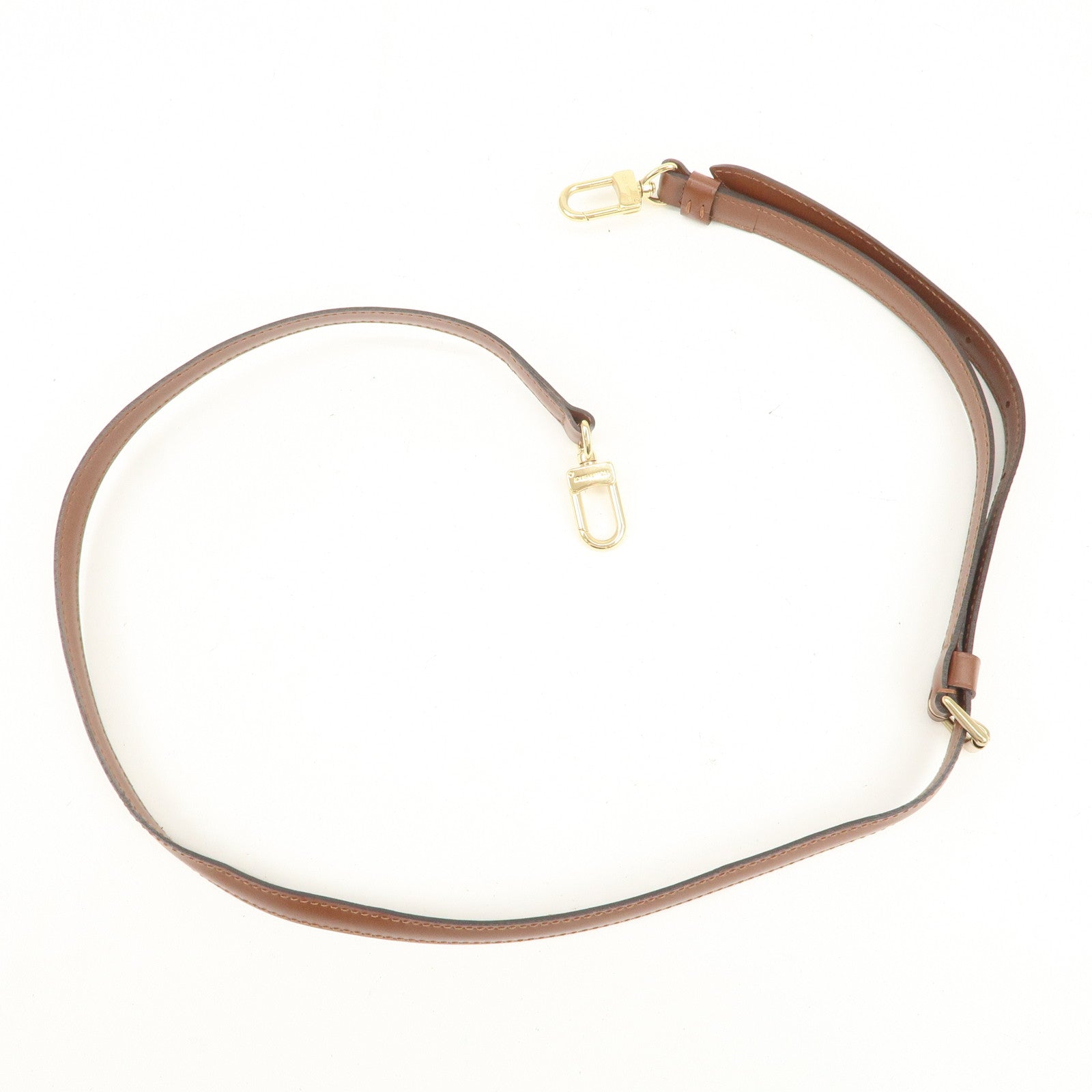 Louis Vuitton Leather Shoulder Strap For Monceau Bag Brown