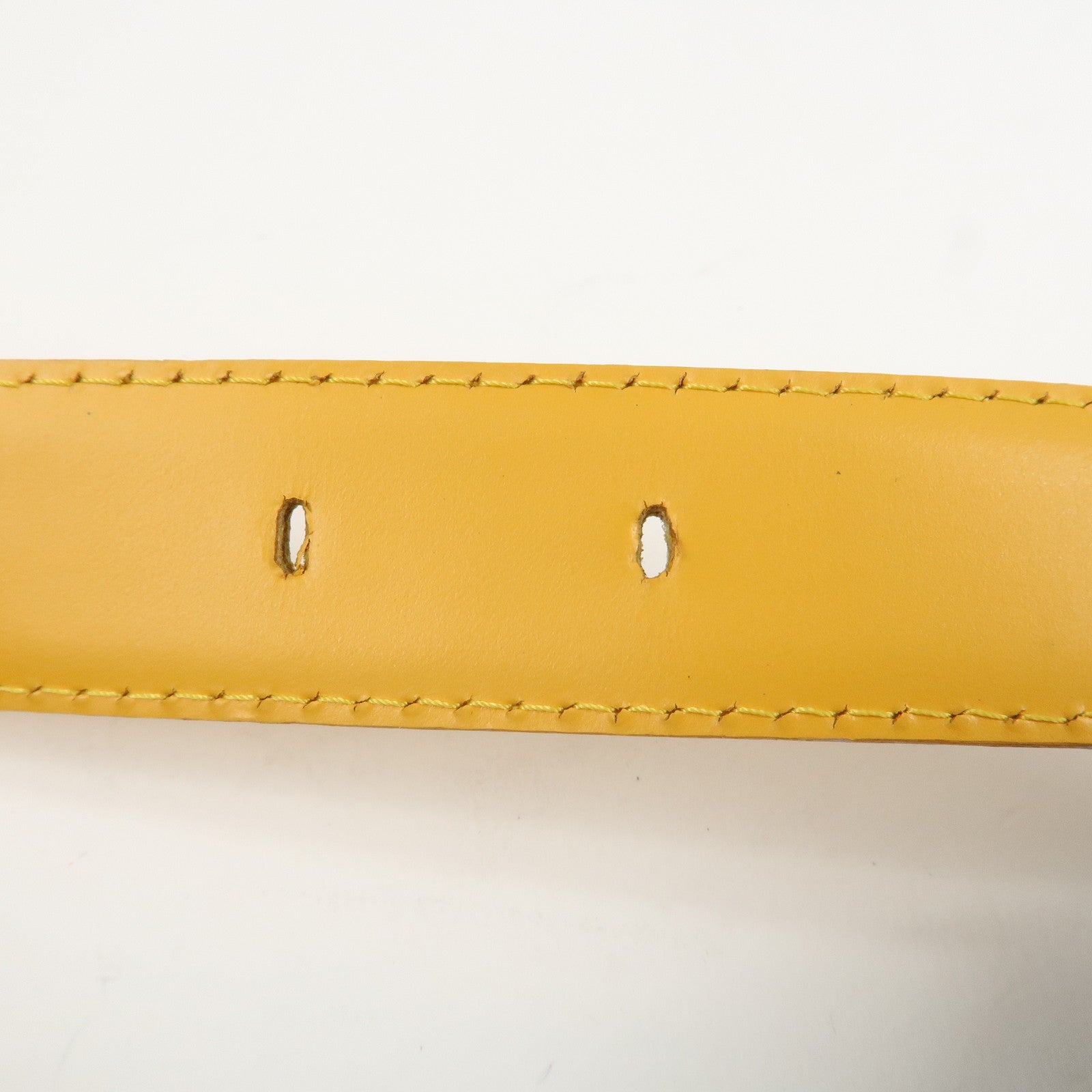 Louis Vuitton Epi Leather Ceinture Belt Tassili Yellow R10051