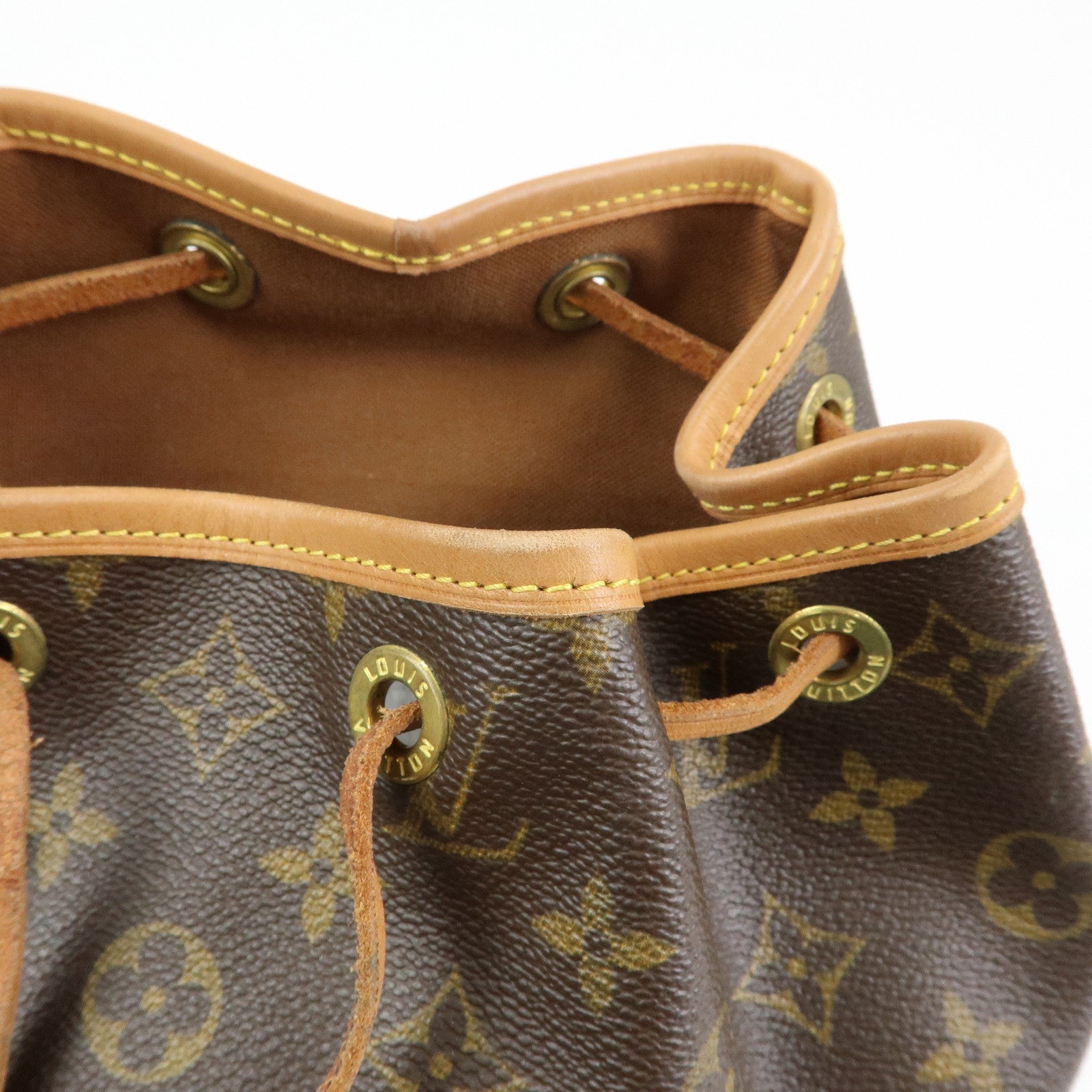 Louis Vuitton Monogram Montsouris MM Backpack Rucksack Brown M51136