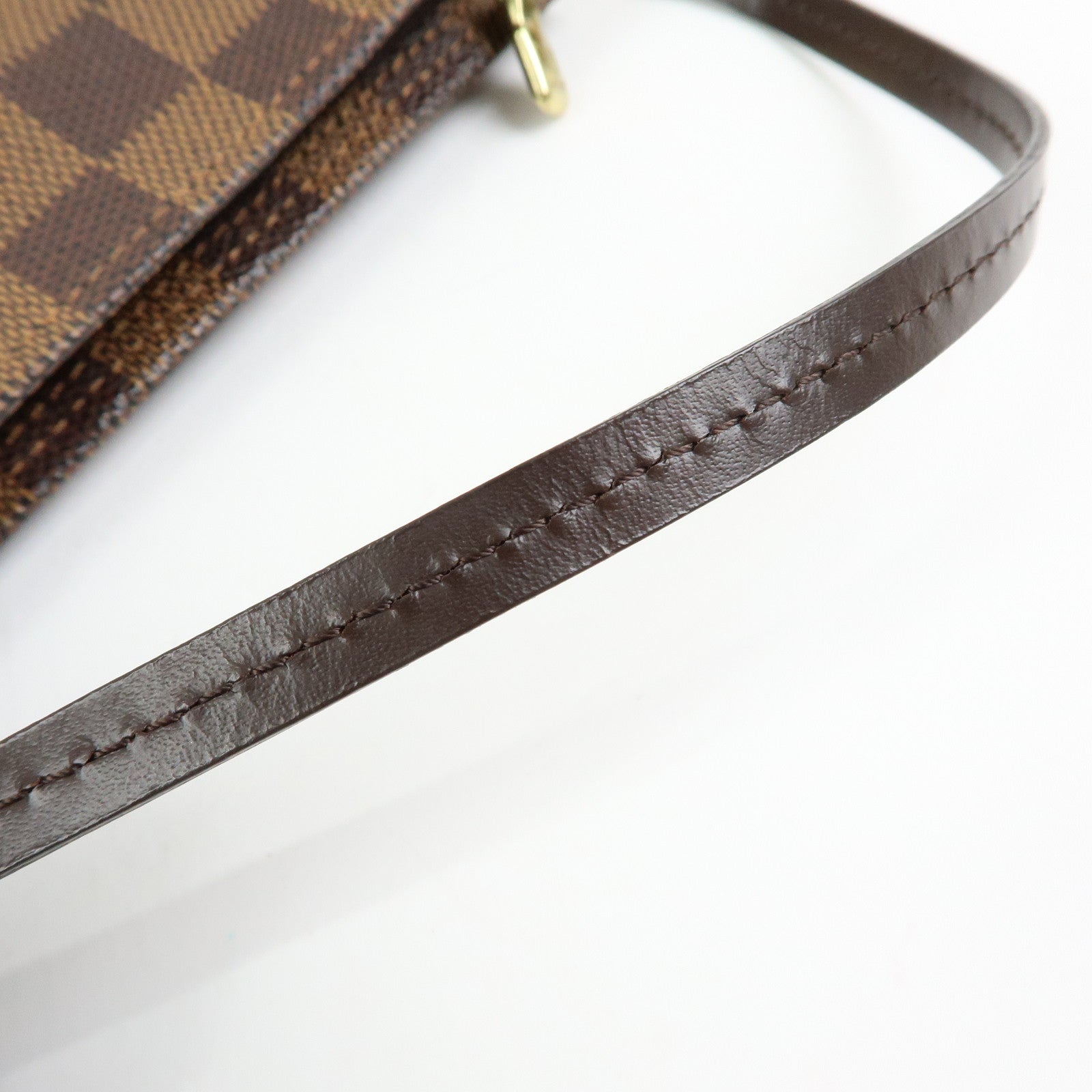Louis Vuitton Damier Trousse Makeup Accessory Pouch Brown N51982