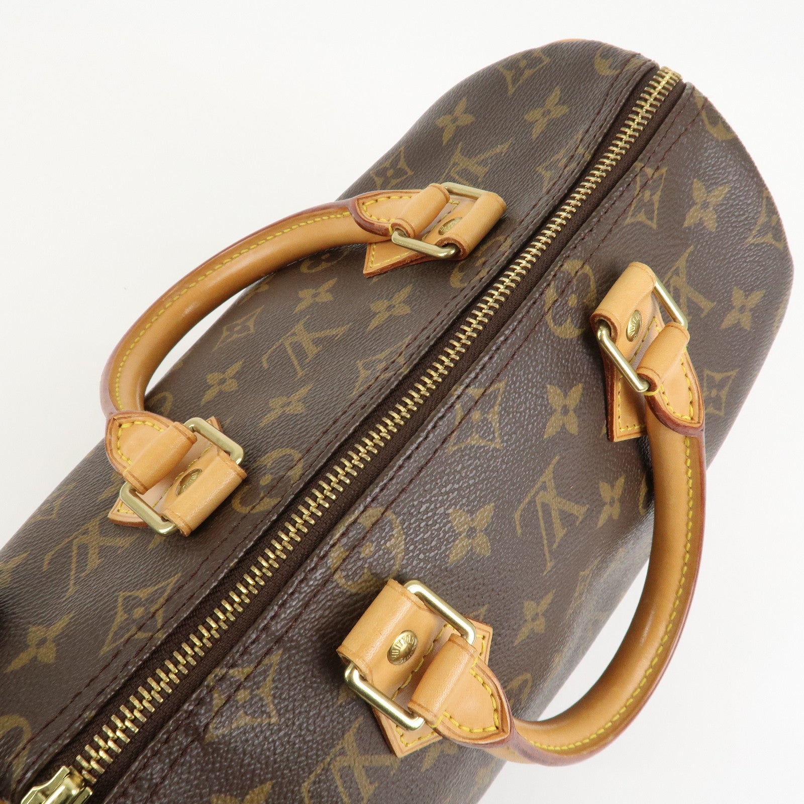 Louis Vuitton Monogram Speedy 25 Hand Bag Boston Bag M41528 Used