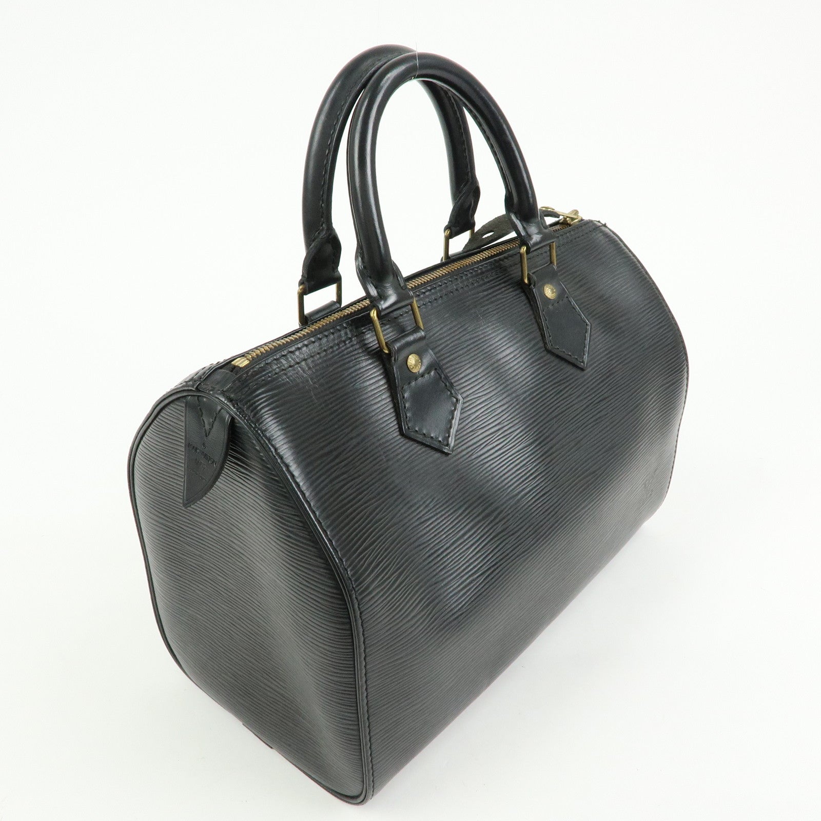 Louis Vuitton Epi Speedy 25 Boston Bag Hand Bag Noir Black M43012