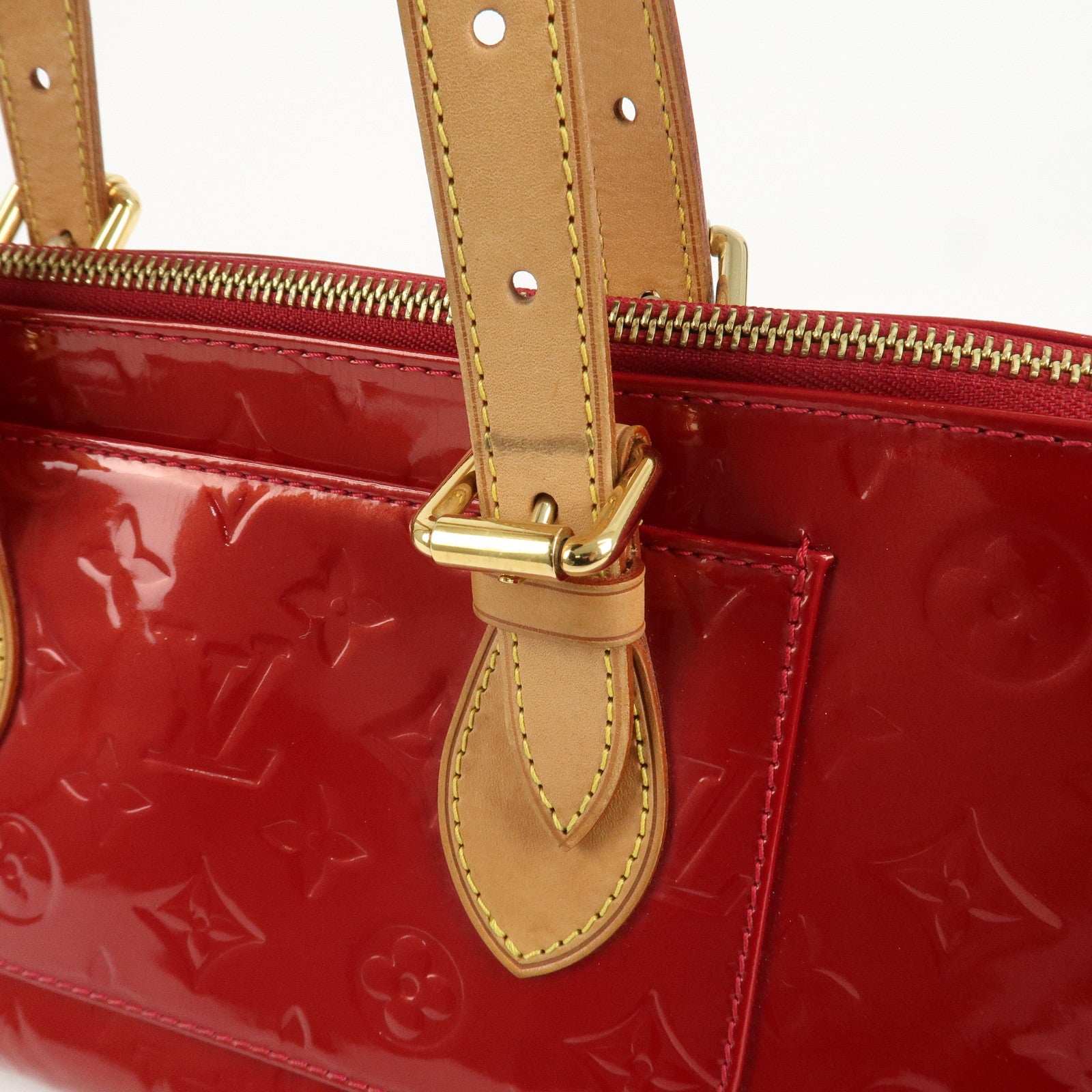 Louis Vuitton Vernis Rosewood Avenue Hand Bag Pomme D'Amour M93507 Used