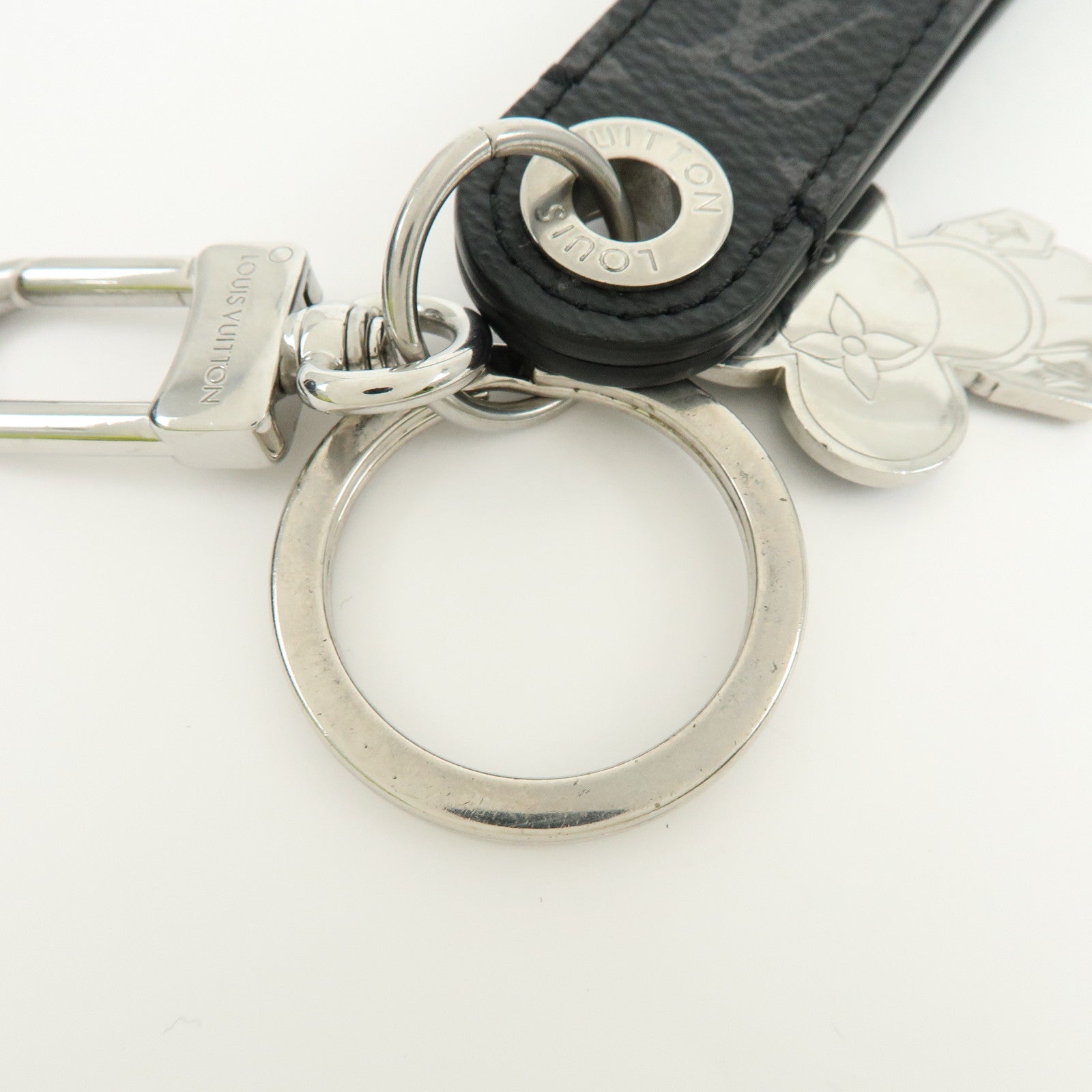 Louis Vuitton Monogram Eclipse Dragonne Vivienne Key Charm 01821