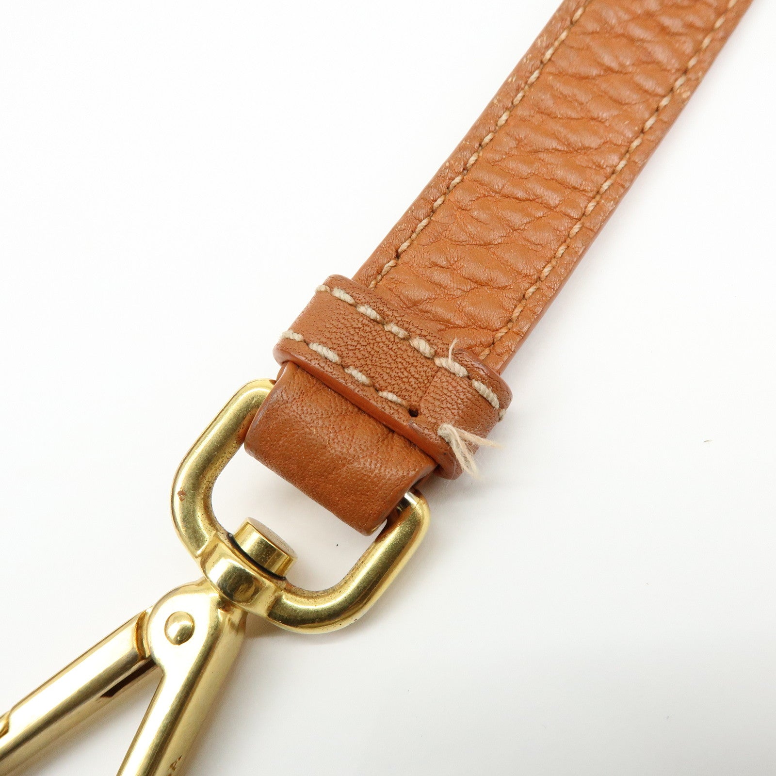 PRADA Leather 2Way Bag Hand Bag Shoulder Bag Light Brown BL0816