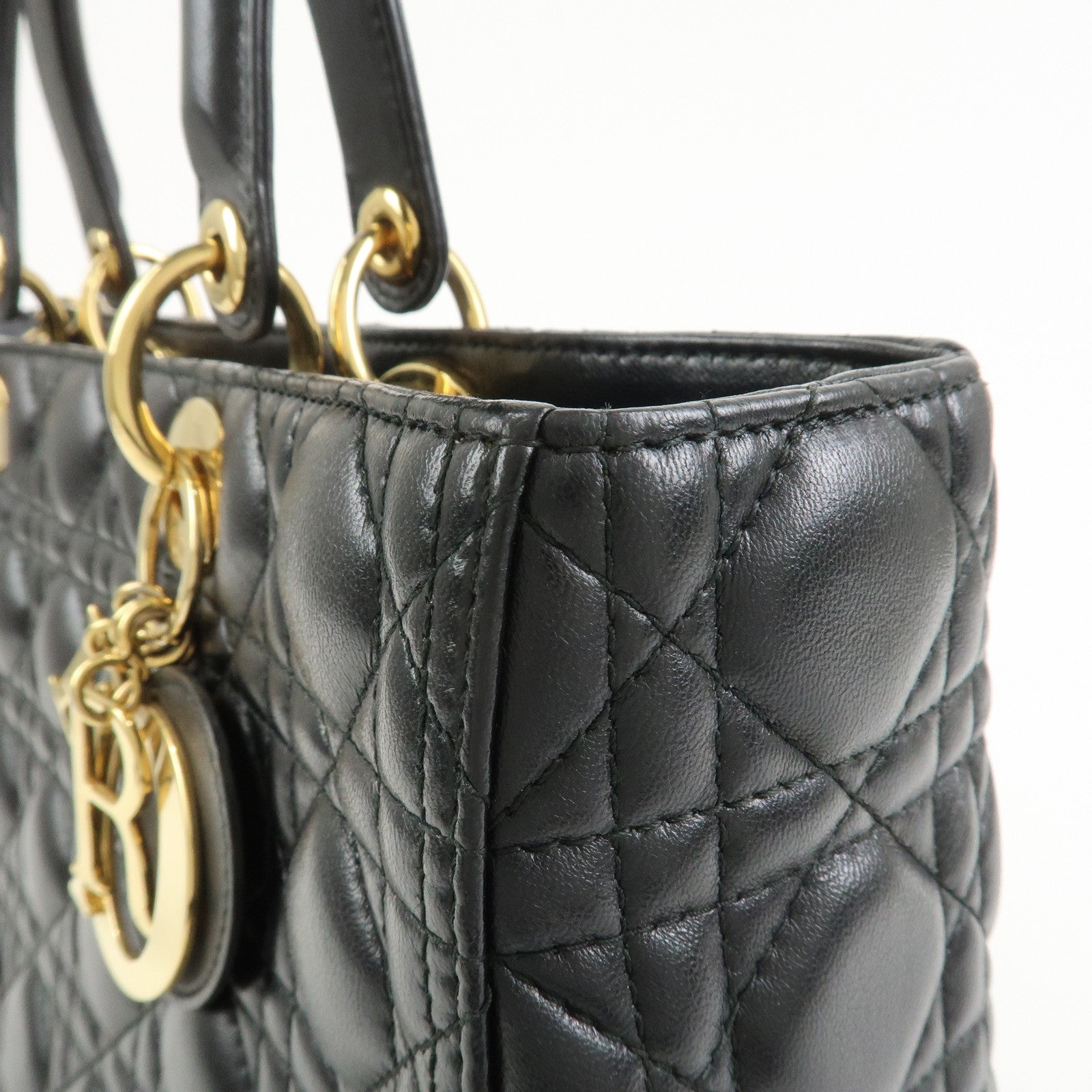 Christian Dior Cannage Lady Dior 2Way Hand Shoulder Bag CAL44560