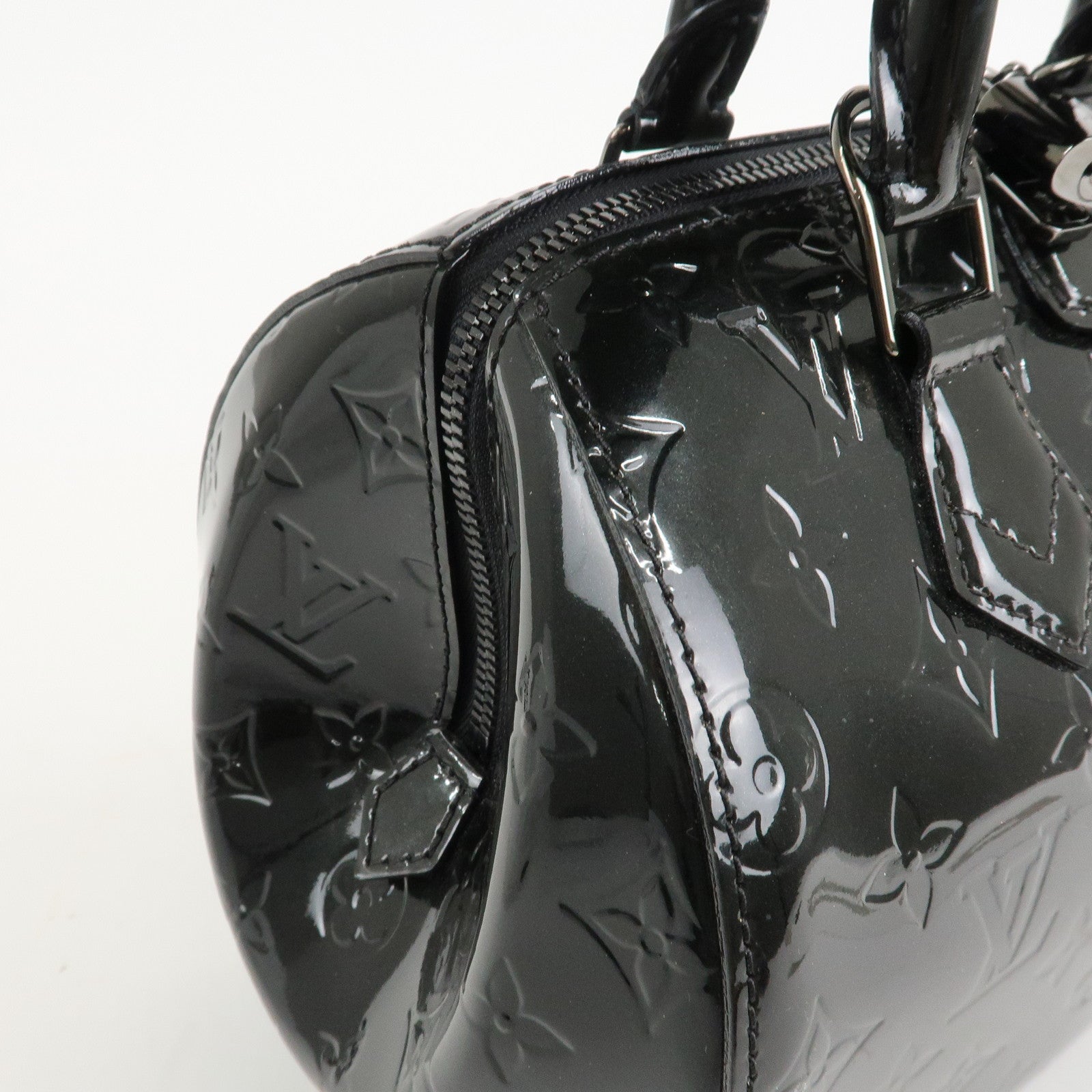 Louis Vuitton Monogram Vernis Leather Montana Hand Bag Noir M90060