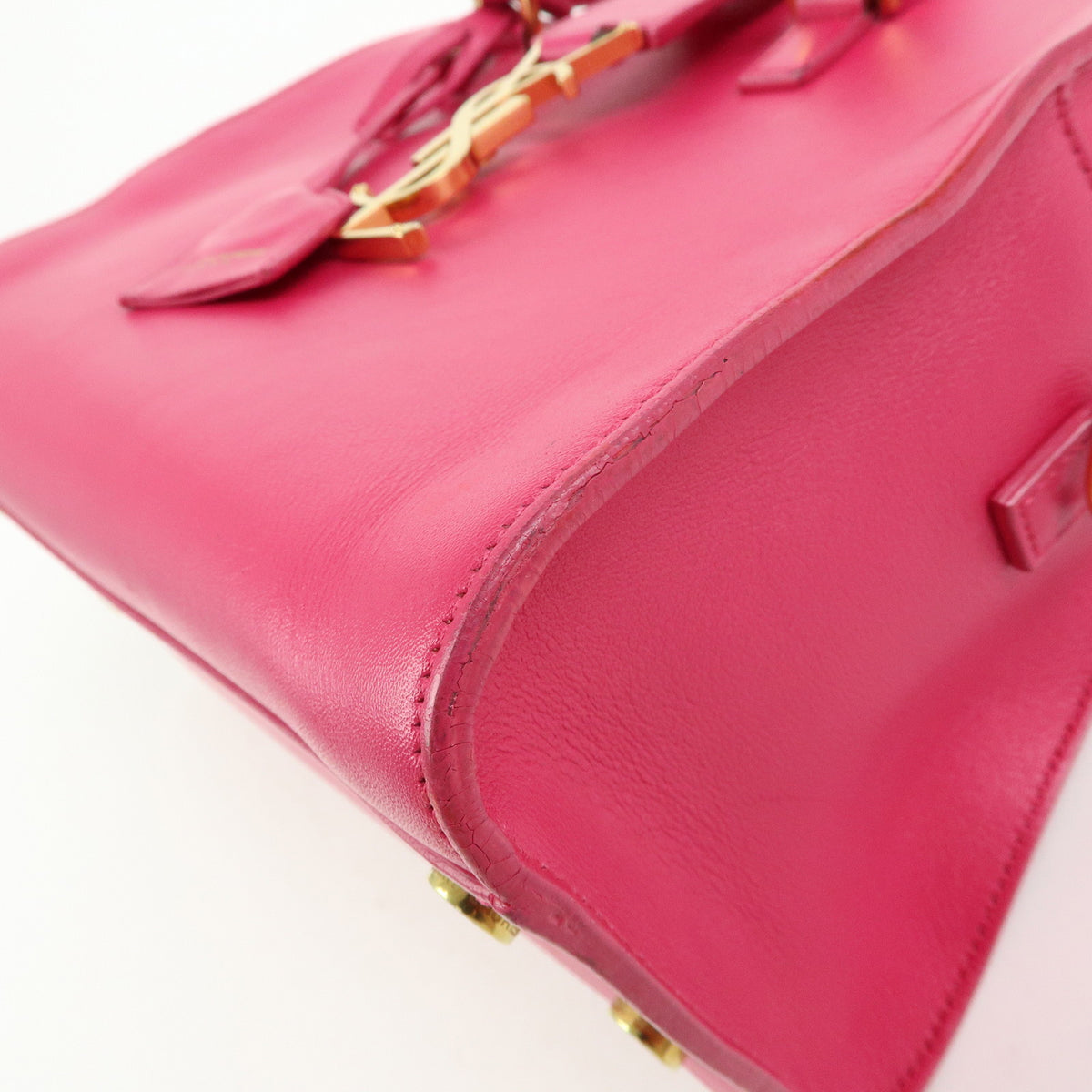 SAINT LAURENT PARIS Cassandra Leather 2Way Hand Shoulder Bag 372087