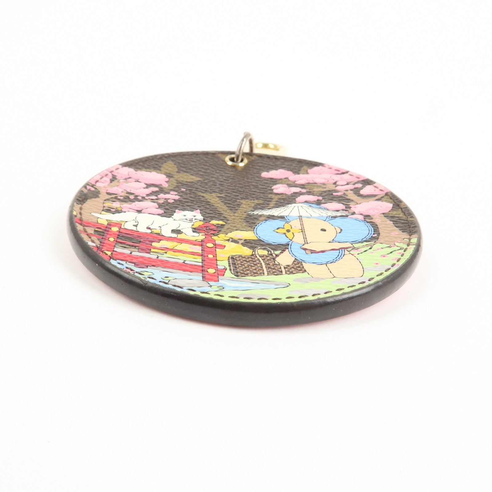 Louis Vuitton Monogram Porte Cles Illustre Charm Multicolor M00499 Used