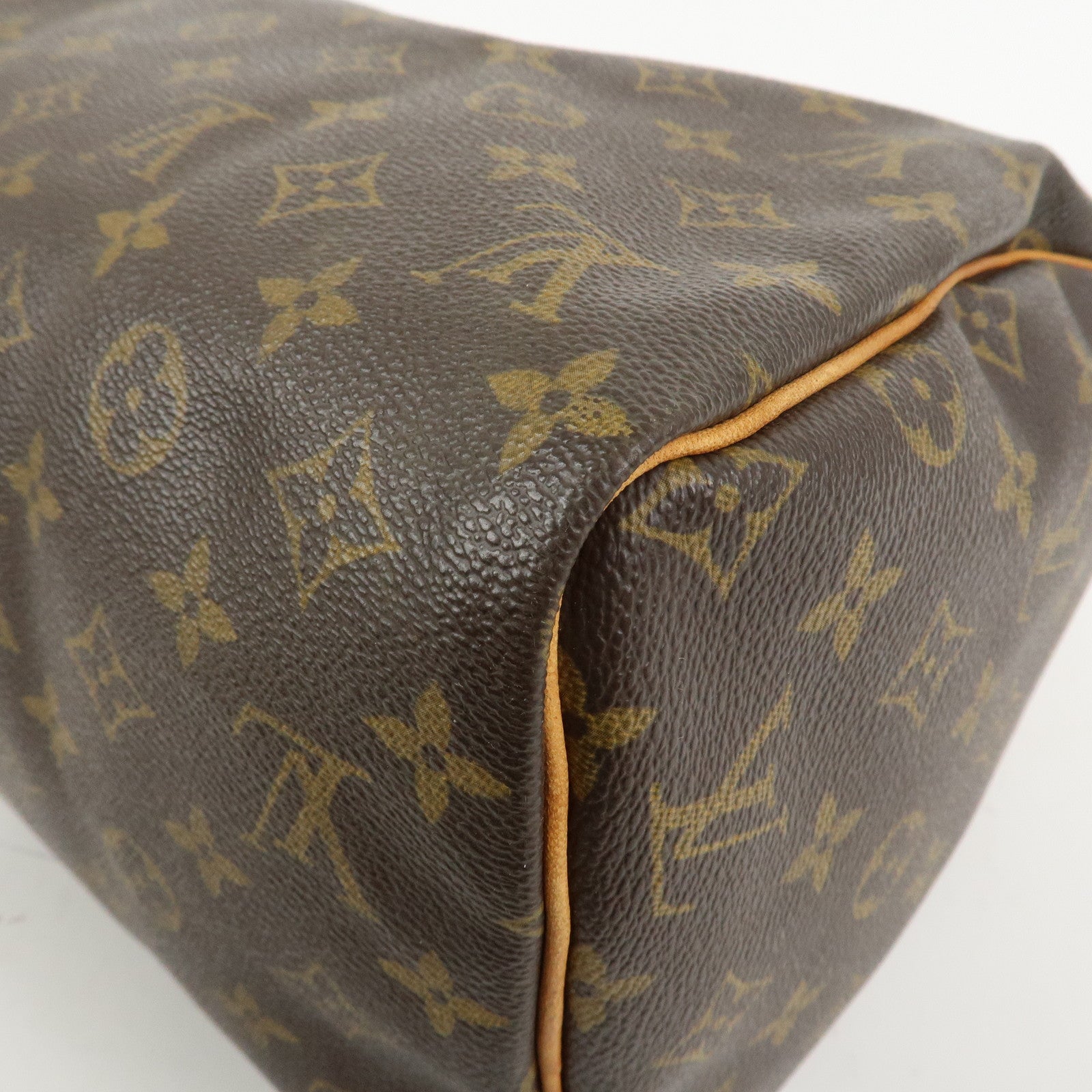Louis Vuitton Monogram Speedy 30 Boston Bag Hand Bag Brown M41526